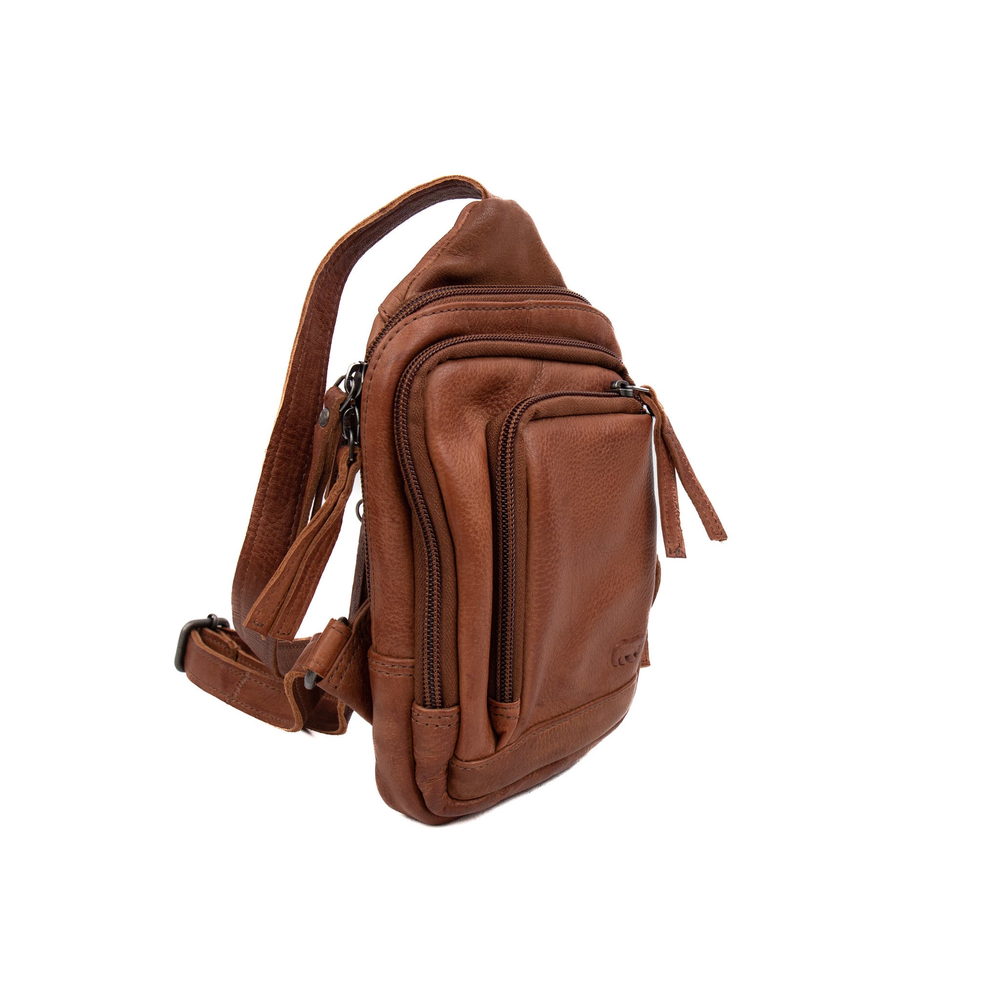 Crossbody bag 'Katinka' cognac
