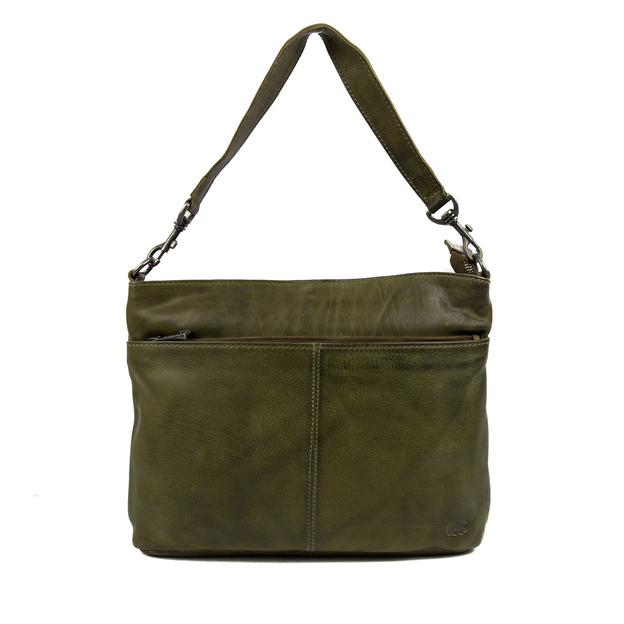 Hand/shoulder bag 'Angelica' green