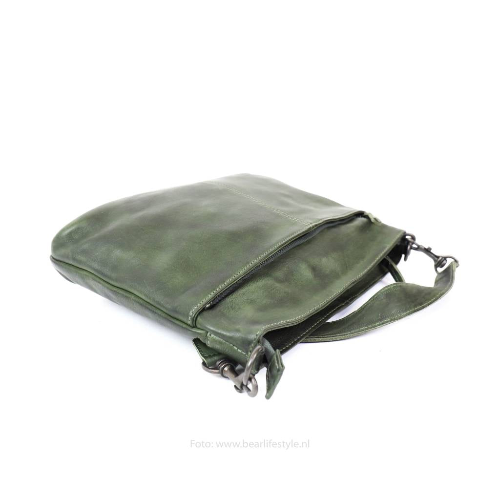 Hand/shoulder bag 'Angelica' green