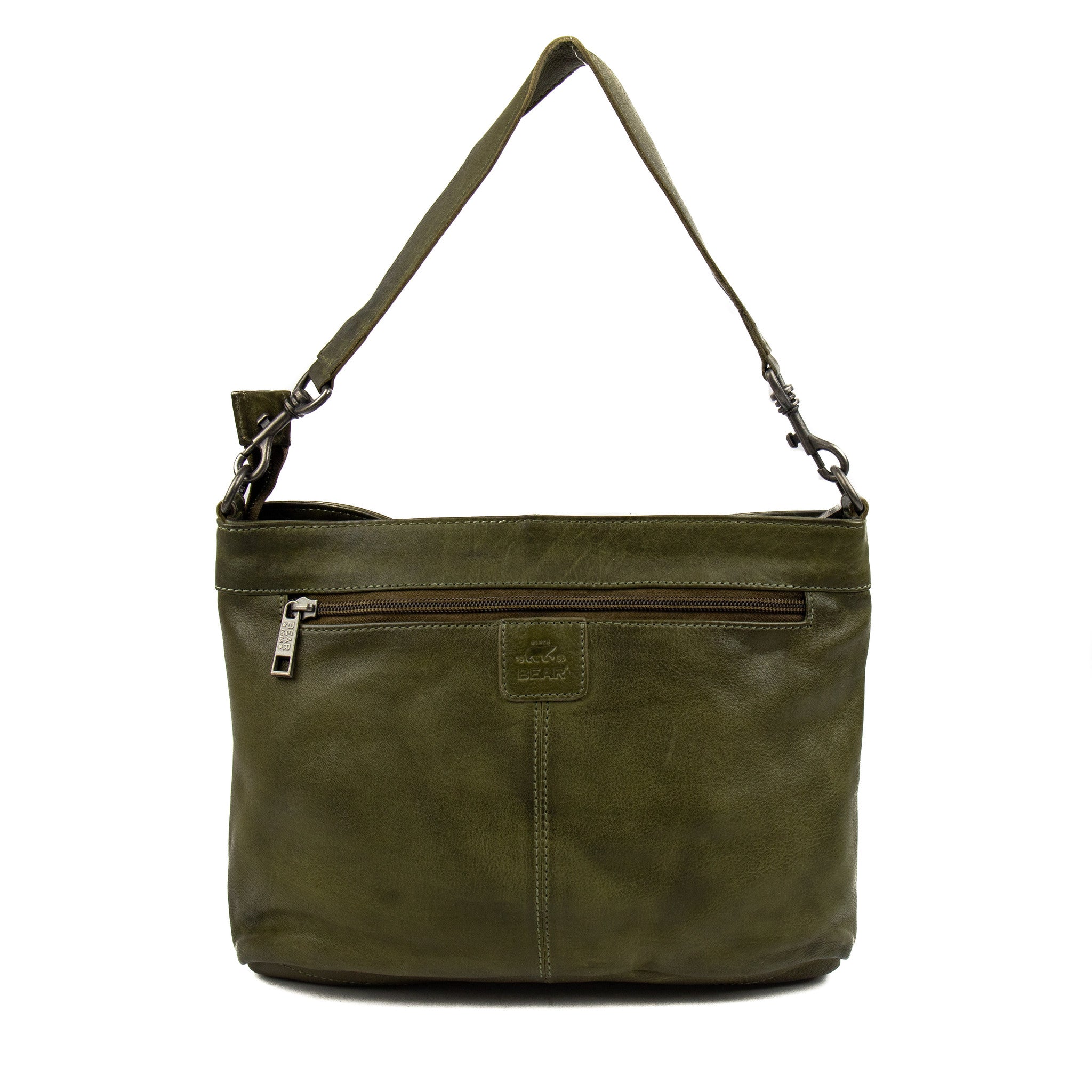 Hand/shoulder bag 'Angelica' green