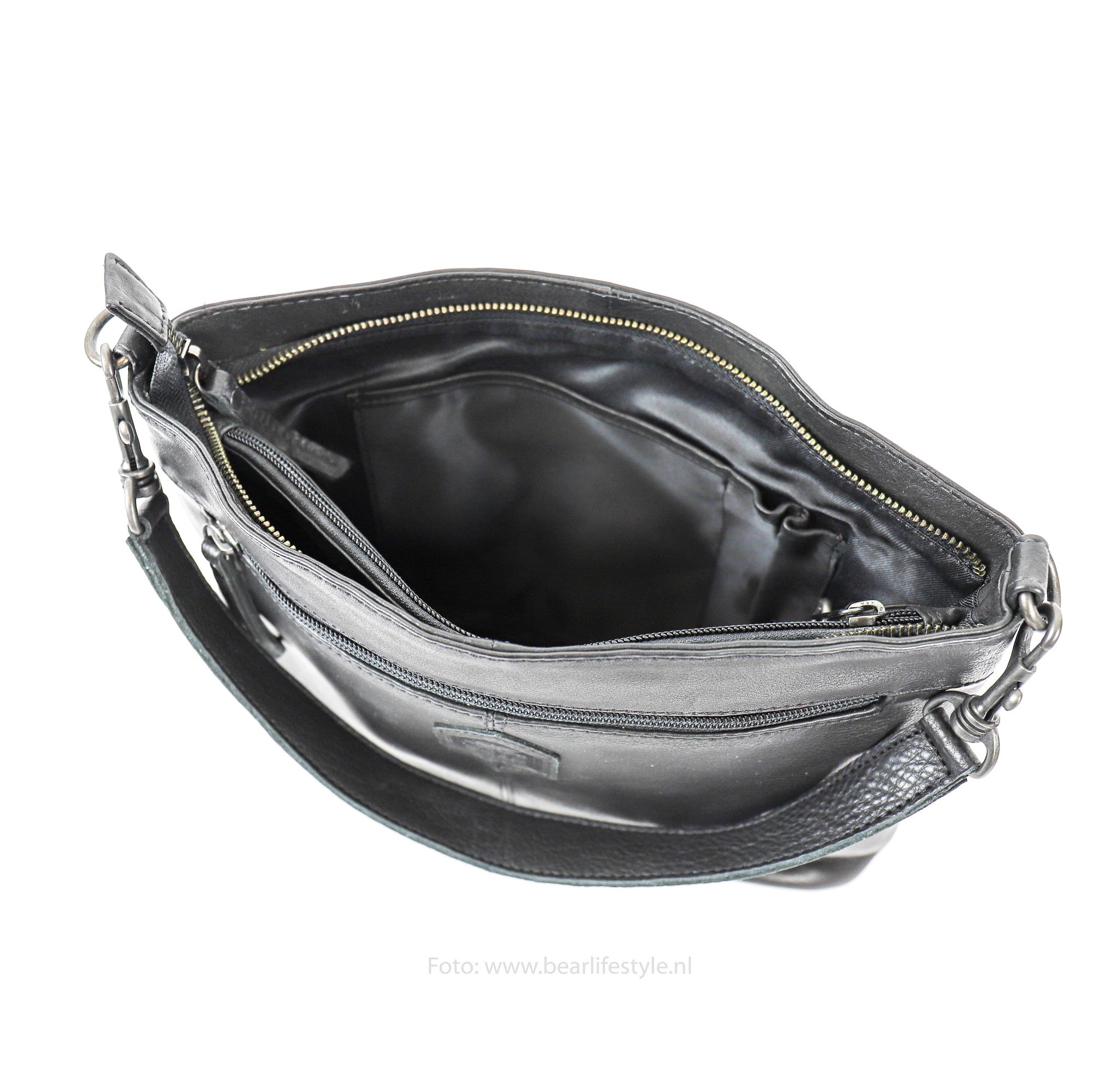 Hand/shoulder bag 'Angelica' black