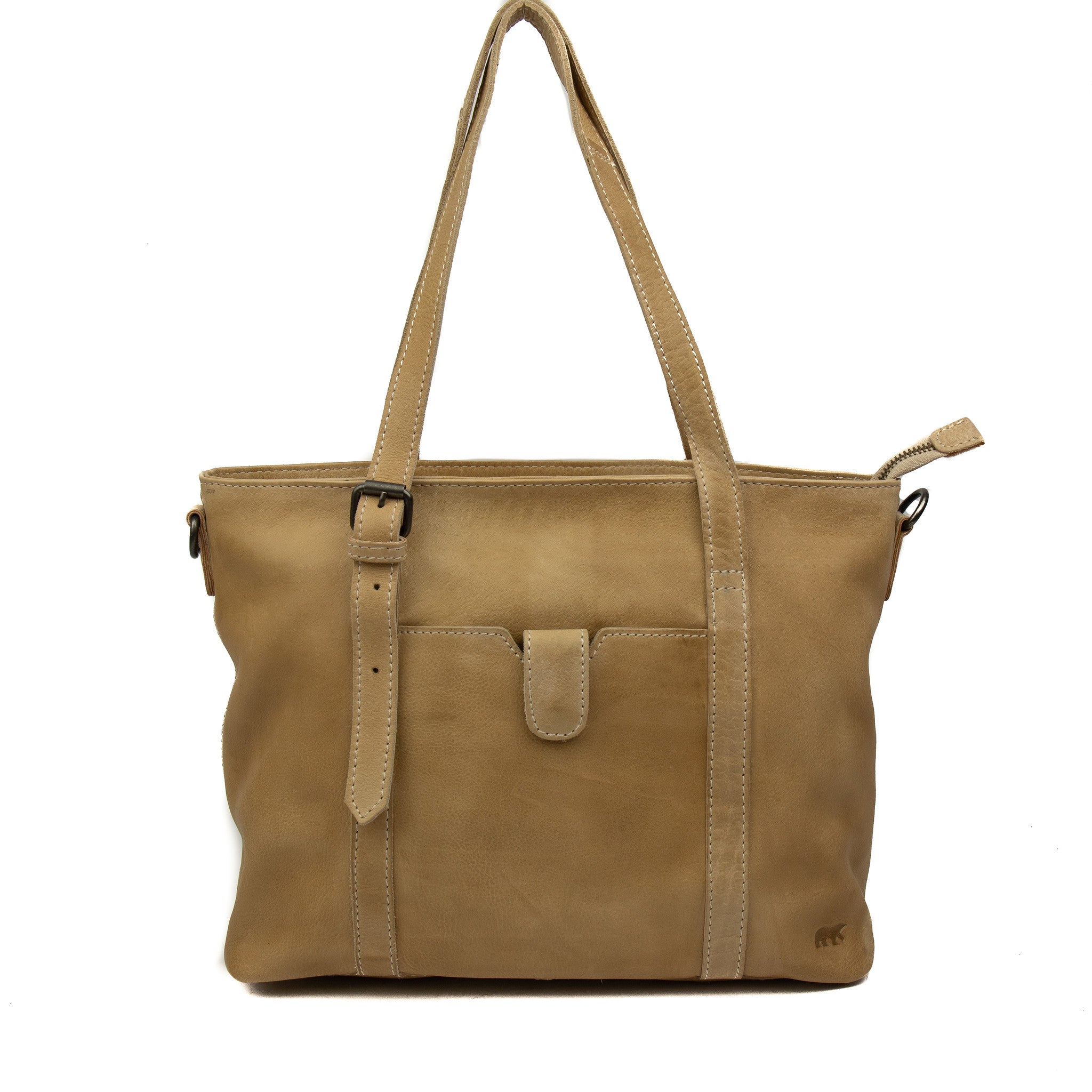 Hand/shoulder bag 'Anja' beige