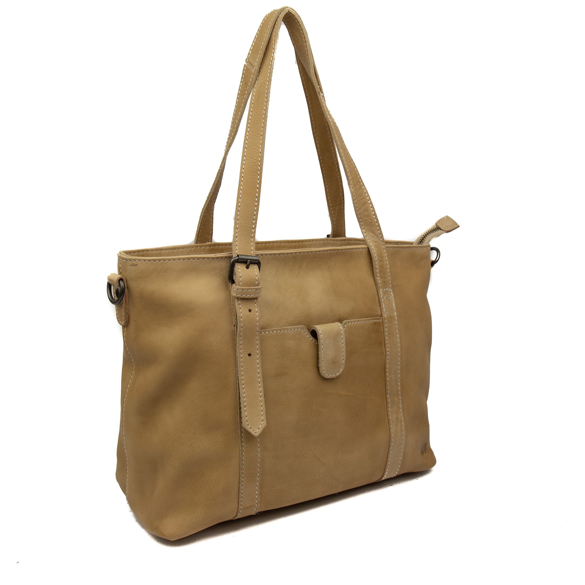Hand/shoulder bag 'Anja' beige