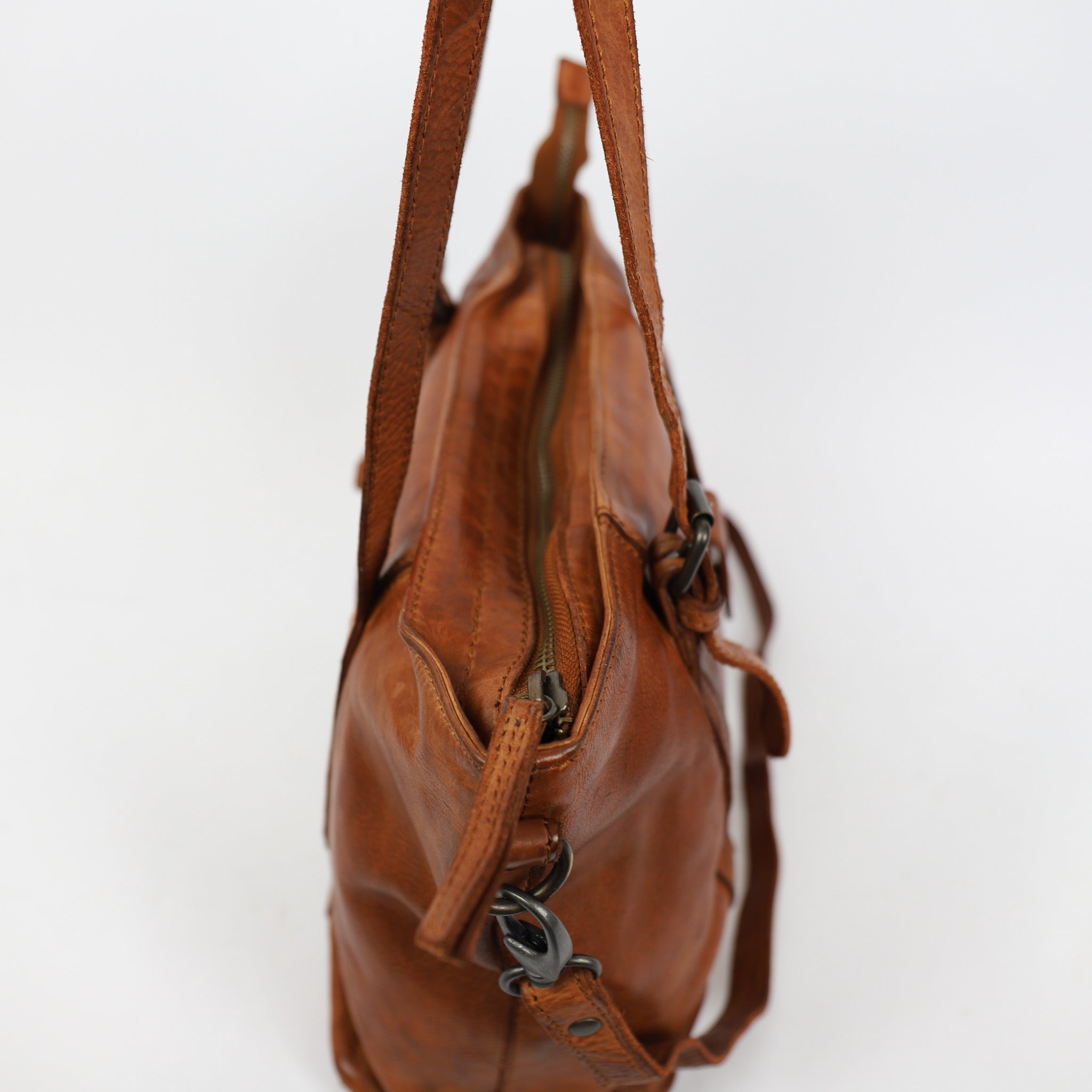 Hand-/schoudertas 'Anja' cognac
