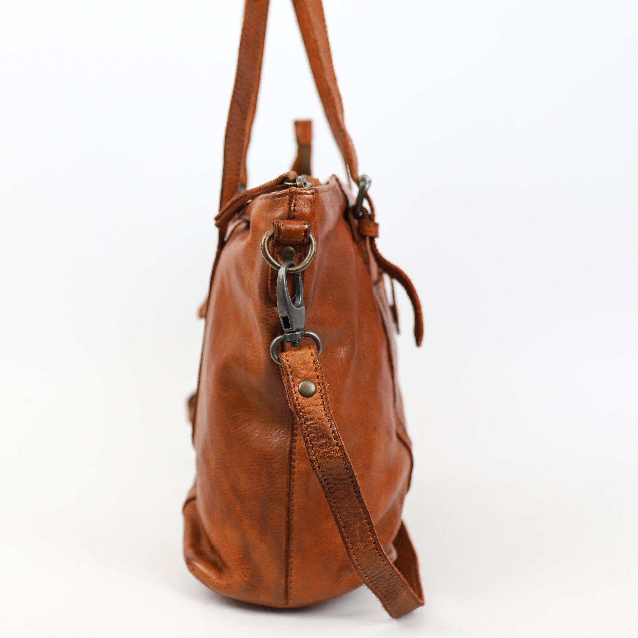 Hand-/schoudertas 'Anja' cognac