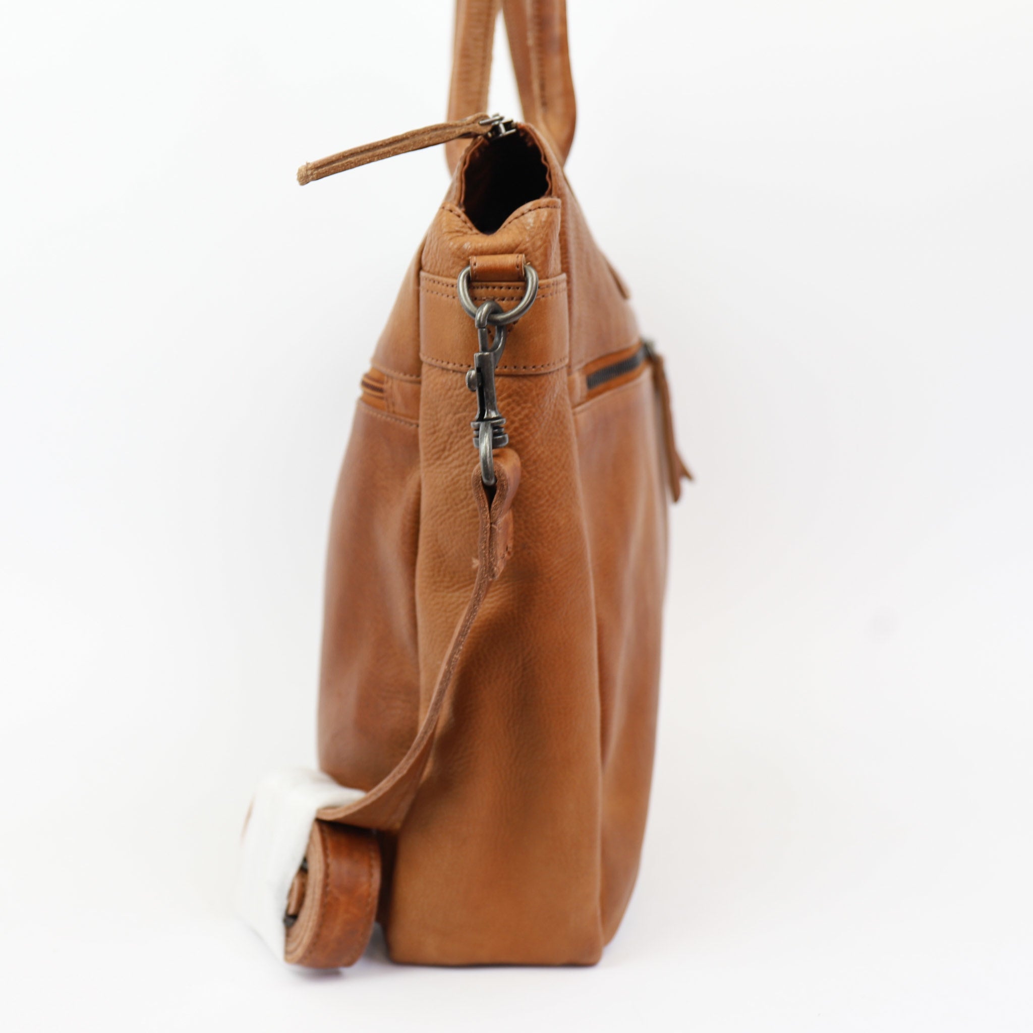 Hand/shoulder bag 'Binni' cognac