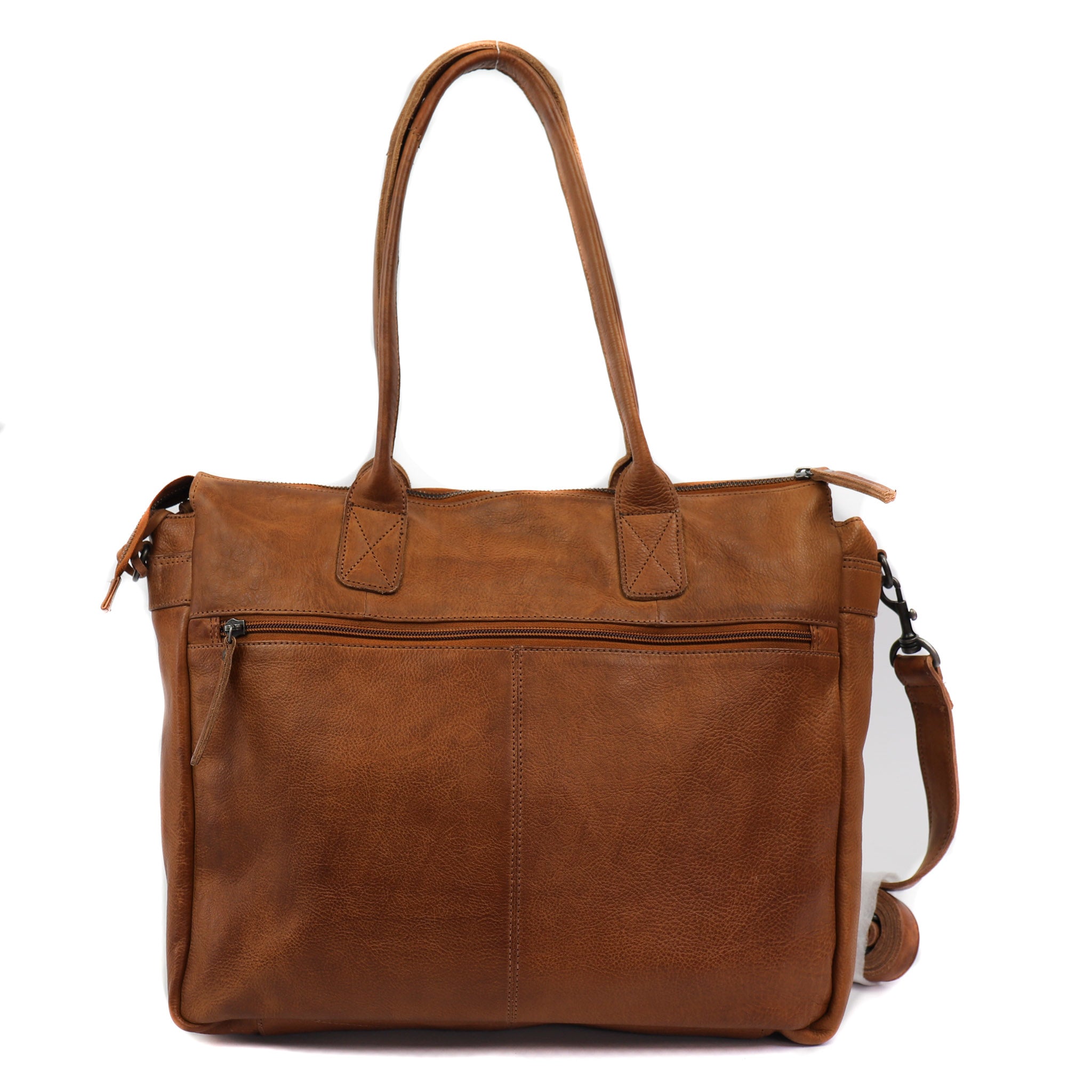 Hand/shoulder bag 'Binni' cognac