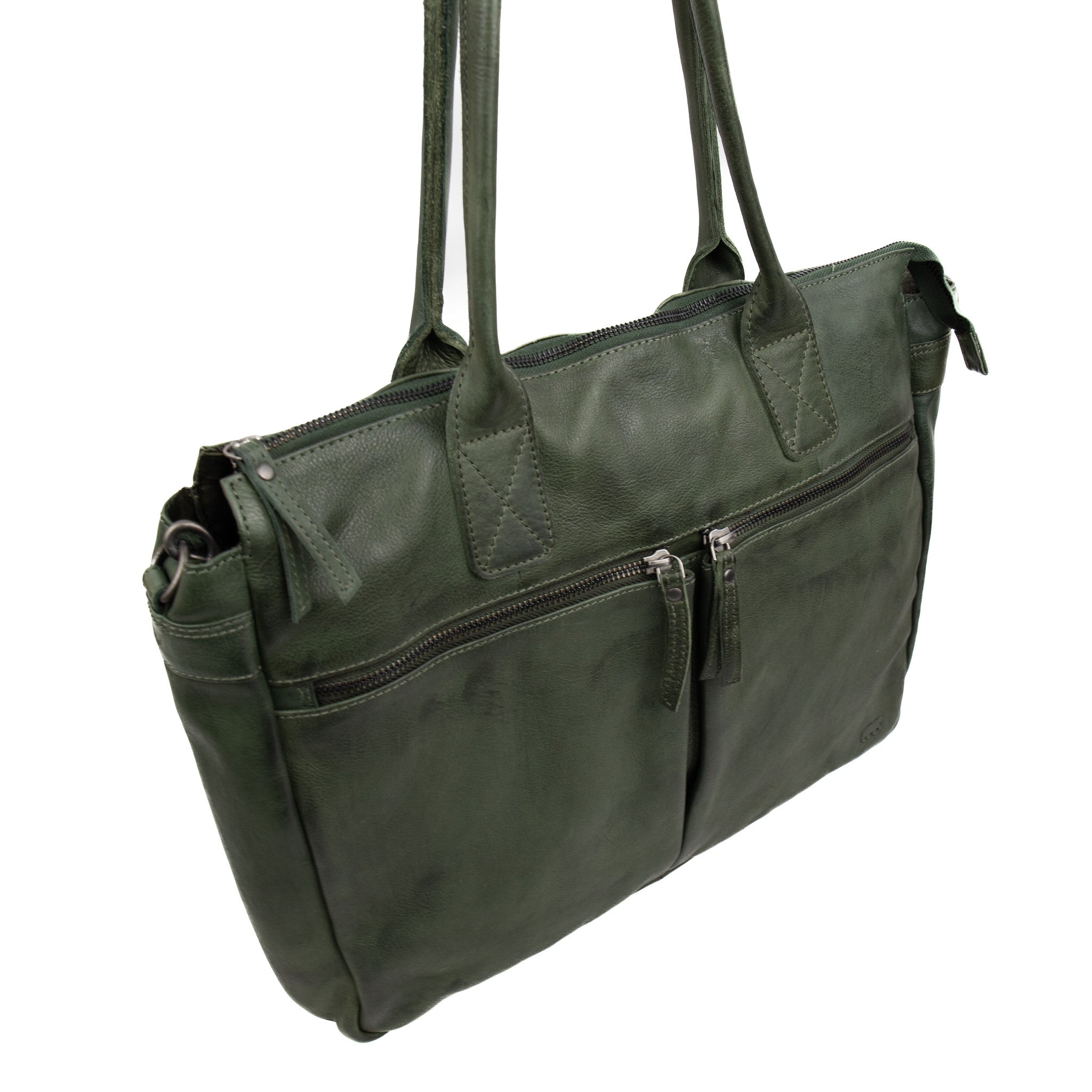 Hand/shoulder bag 'Binni' green