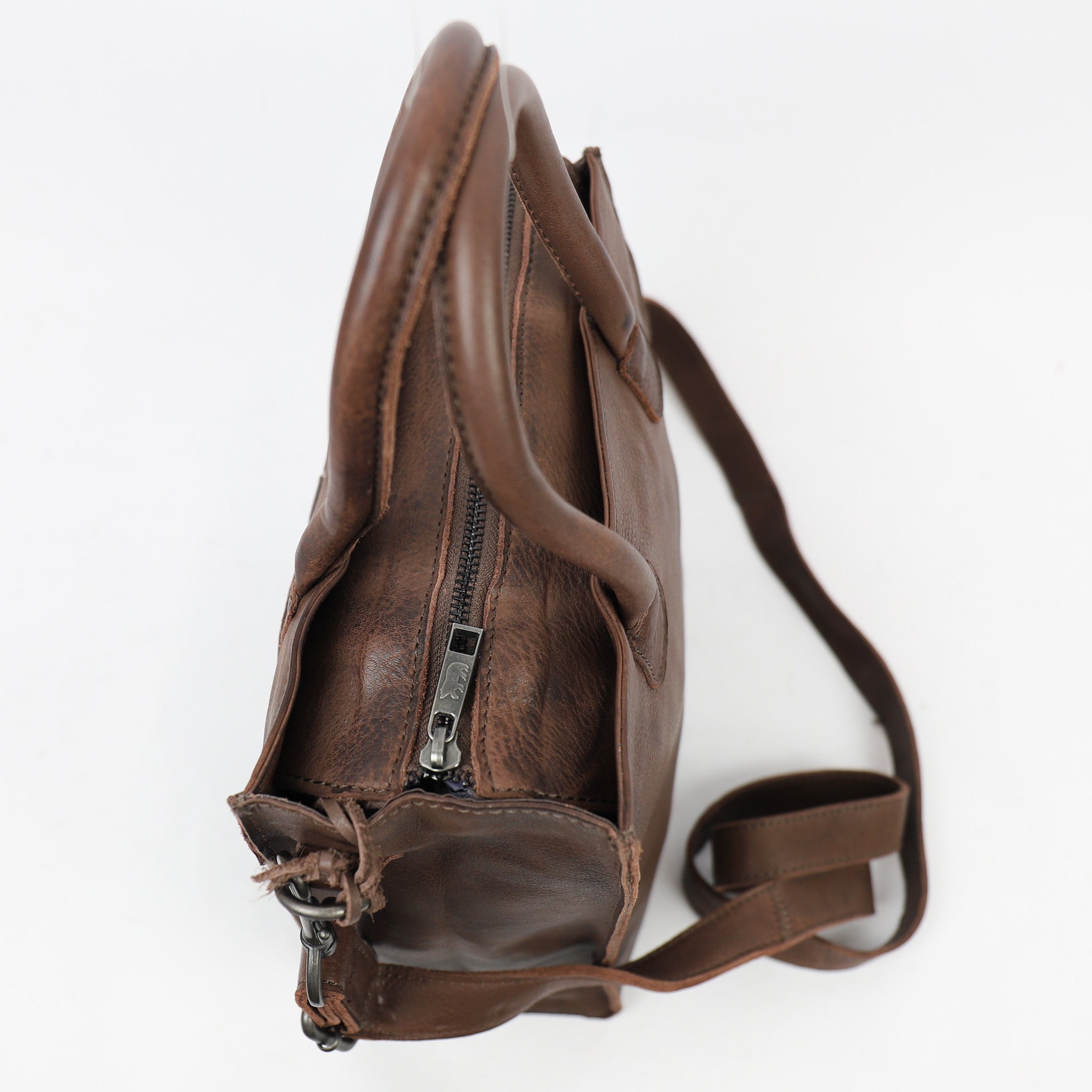 Hand/shoulder bag 'Bonnie' dark brown