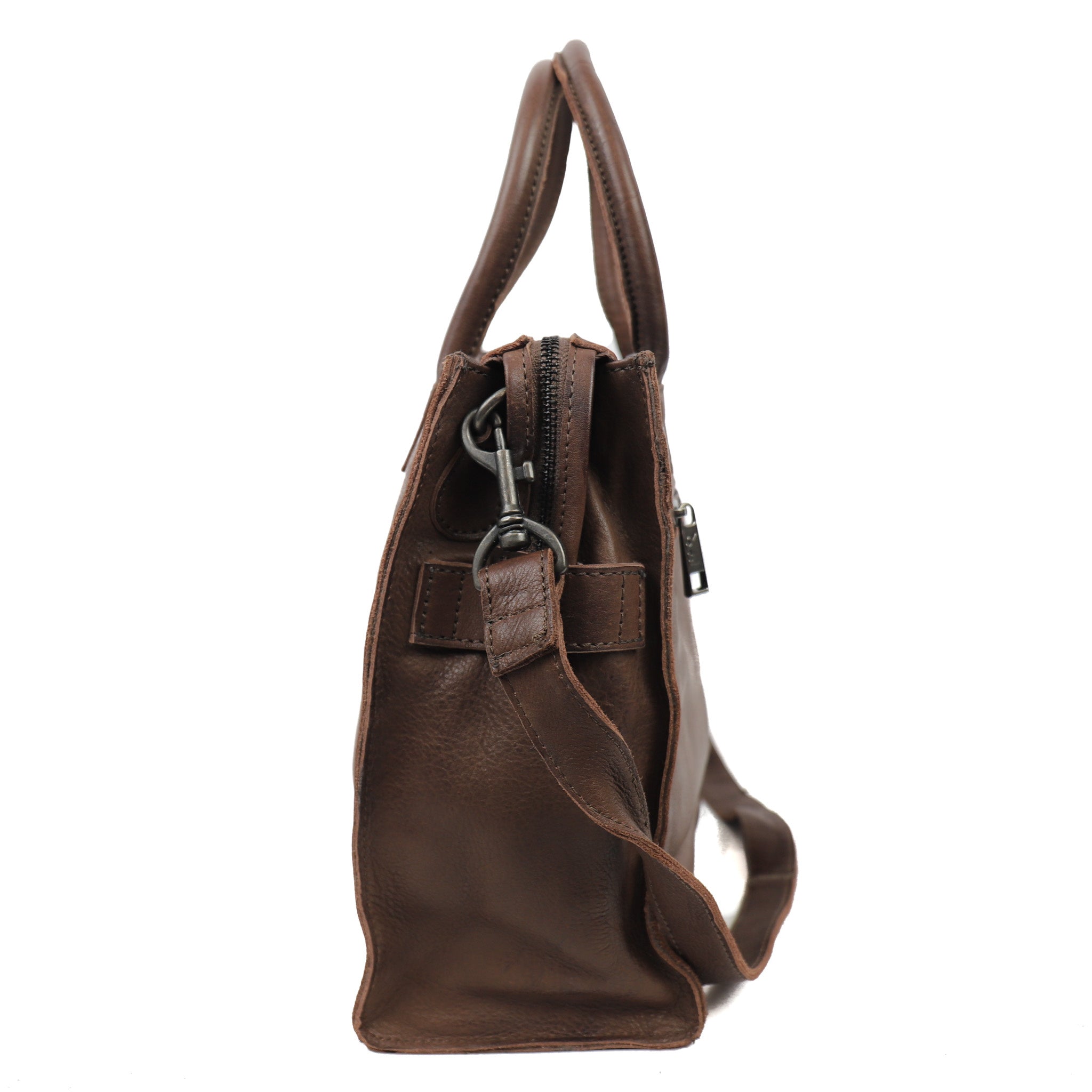 Hand/shoulder bag 'Bonnie' dark brown