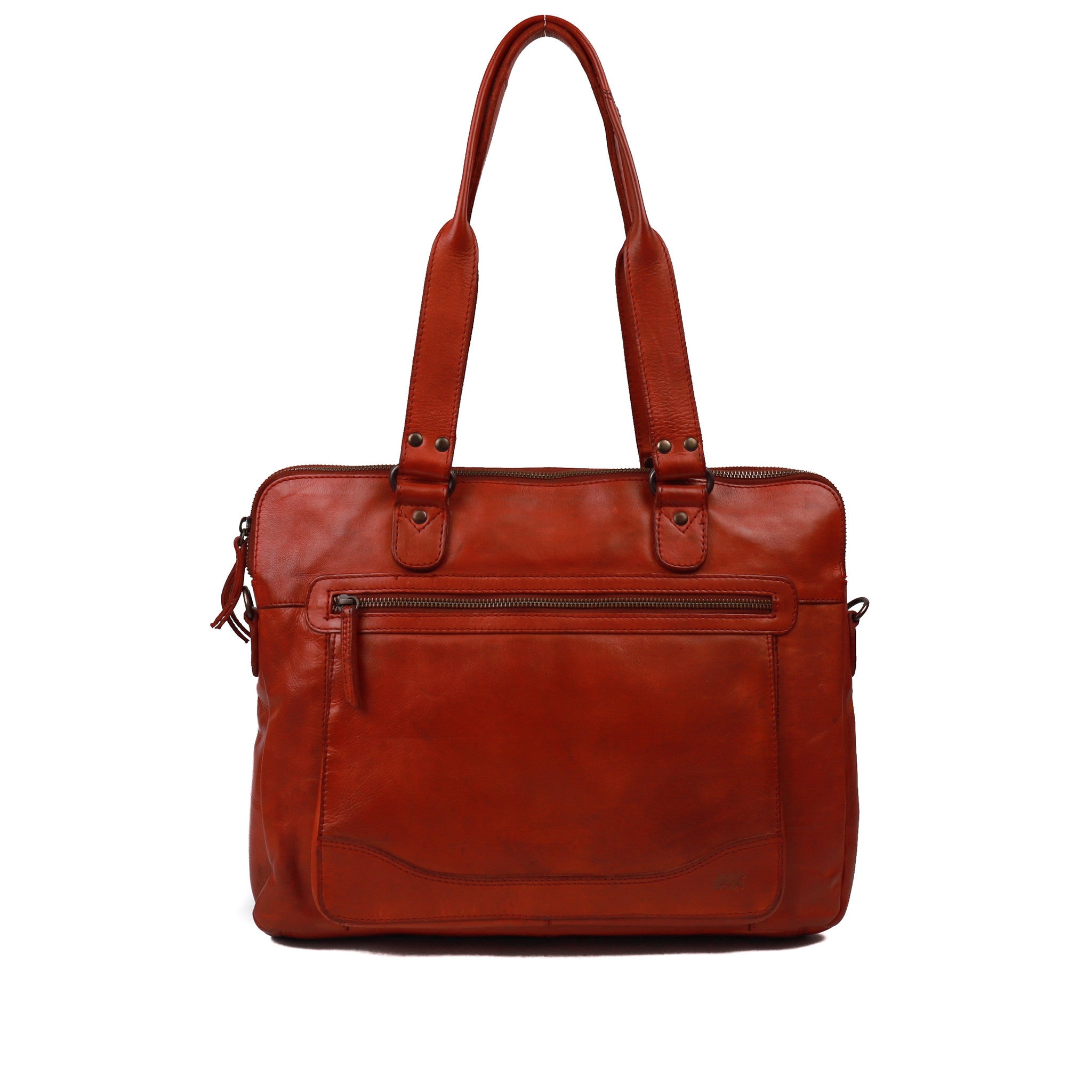 Hand/shoulder bag 'Lia' red