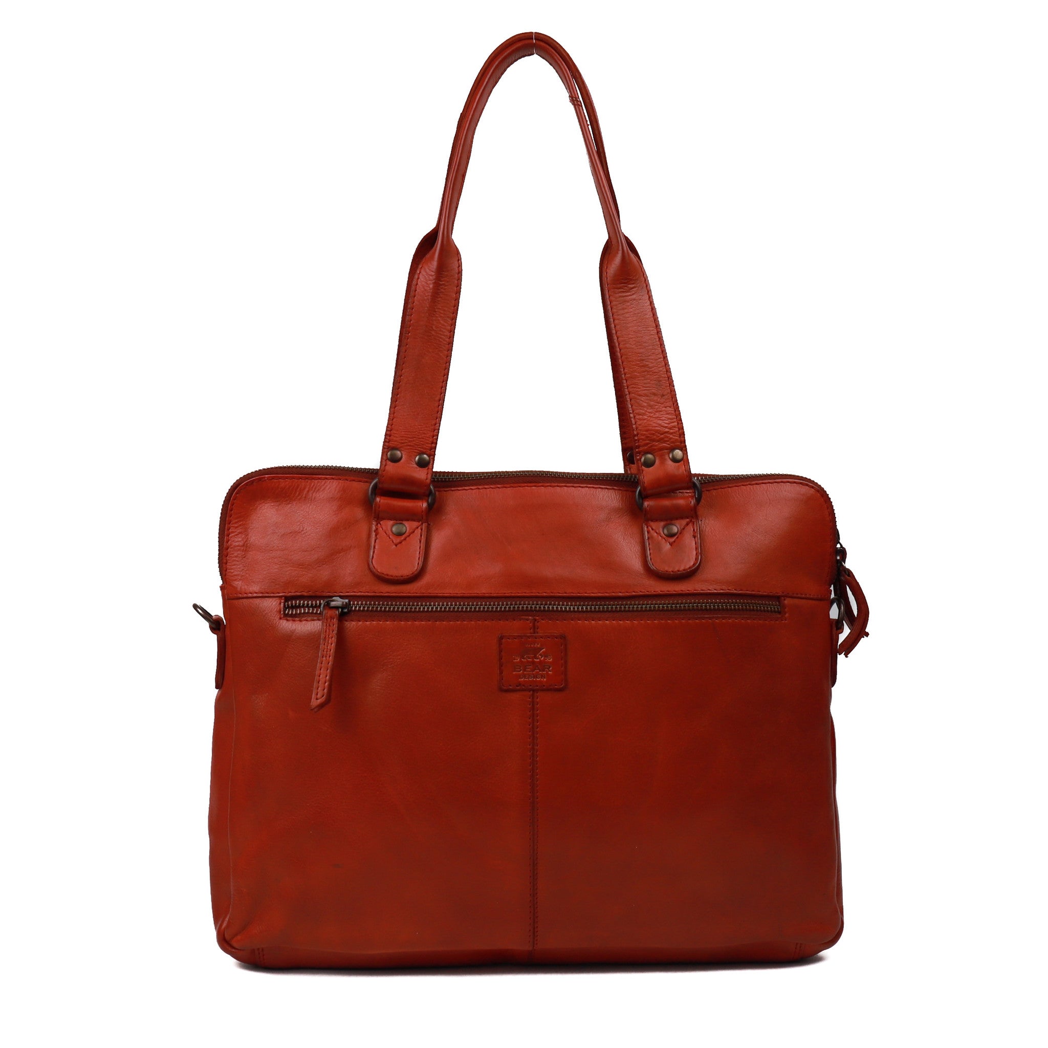 Hand/shoulder bag 'Lia' red