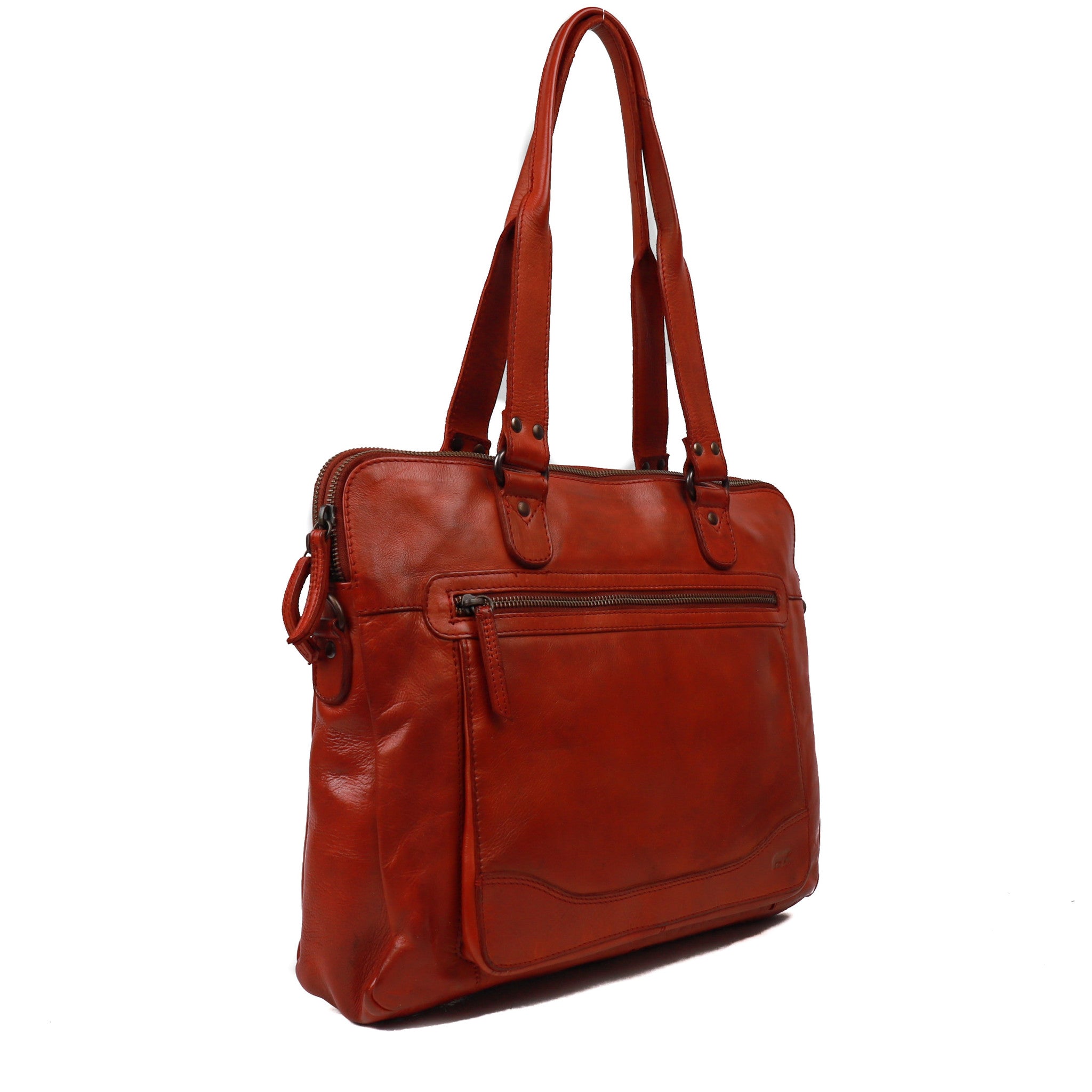 Hand/shoulder bag 'Lia' red