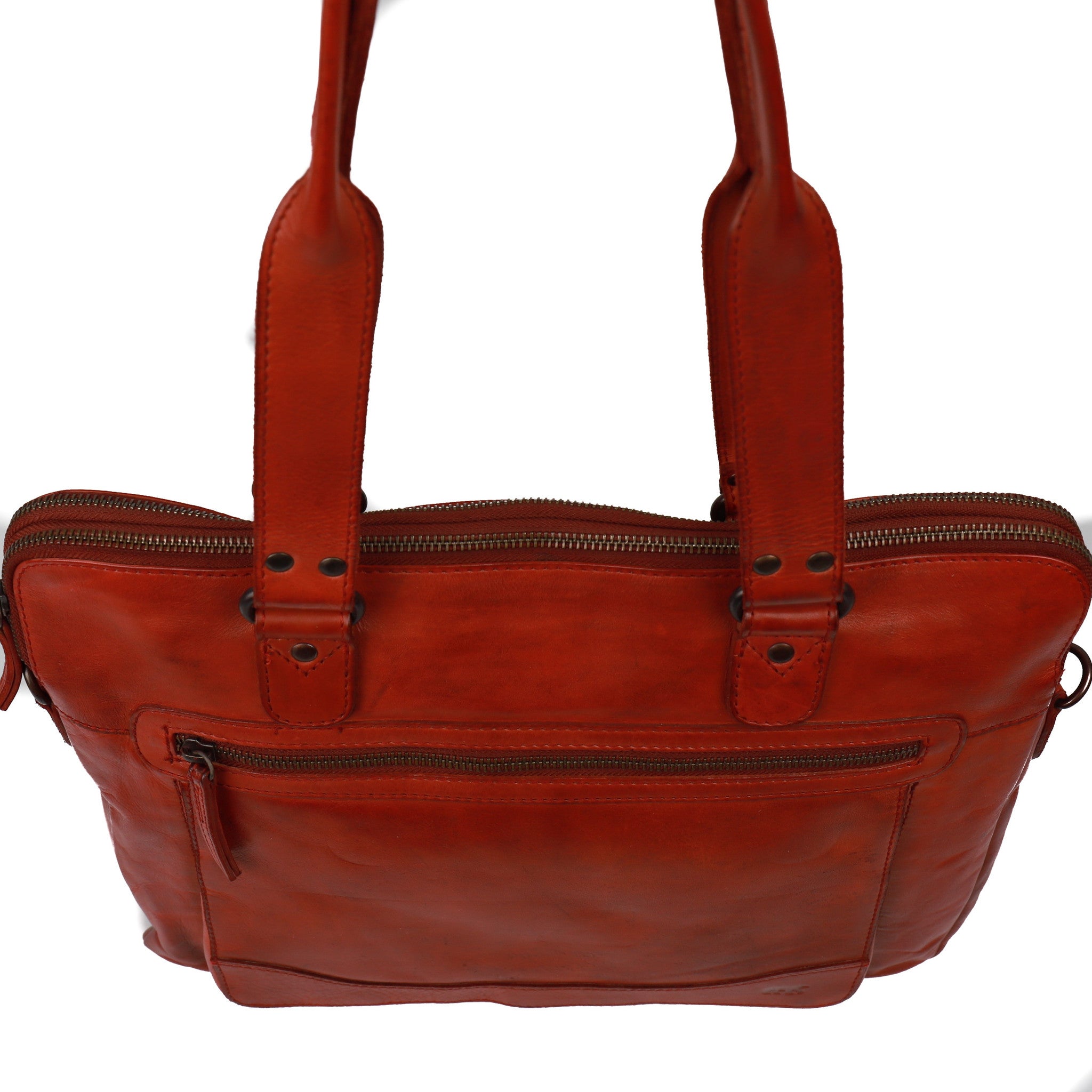 Hand/shoulder bag 'Lia' red