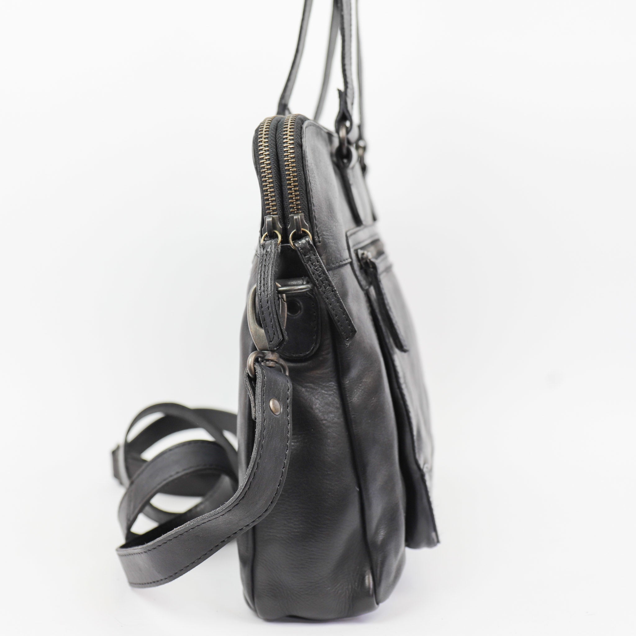 Hand/shoulder bag 'Lia' black