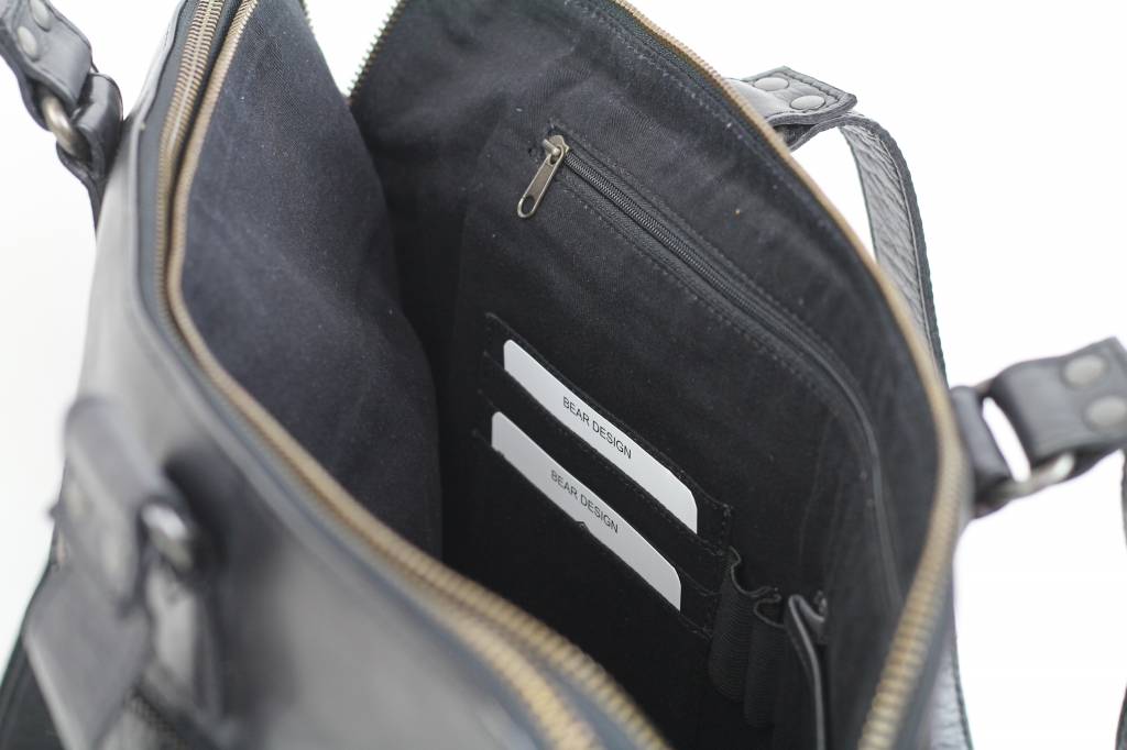 Hand/shoulder bag 'Lia' black