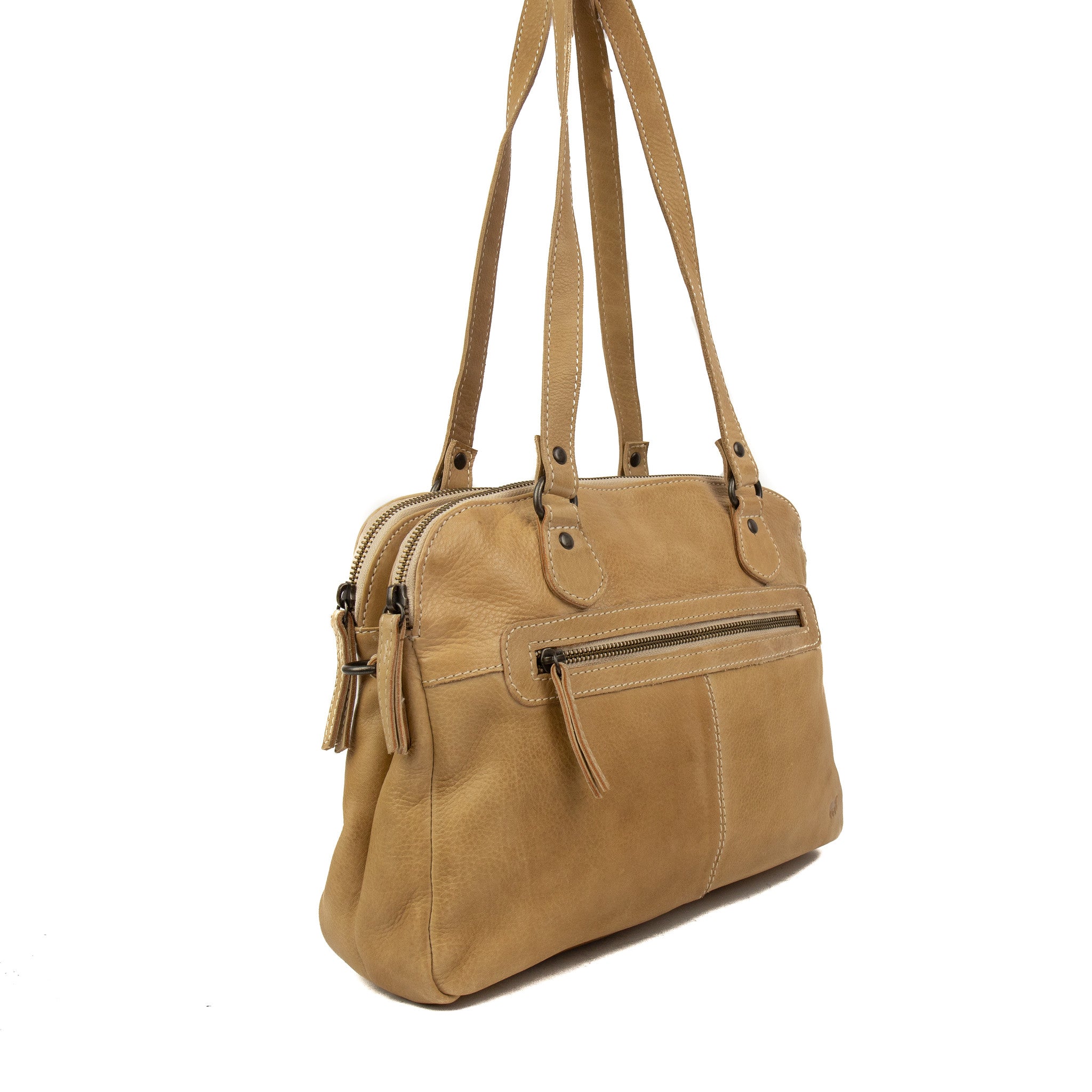 Hand/shoulder bag 'Lieke' beige