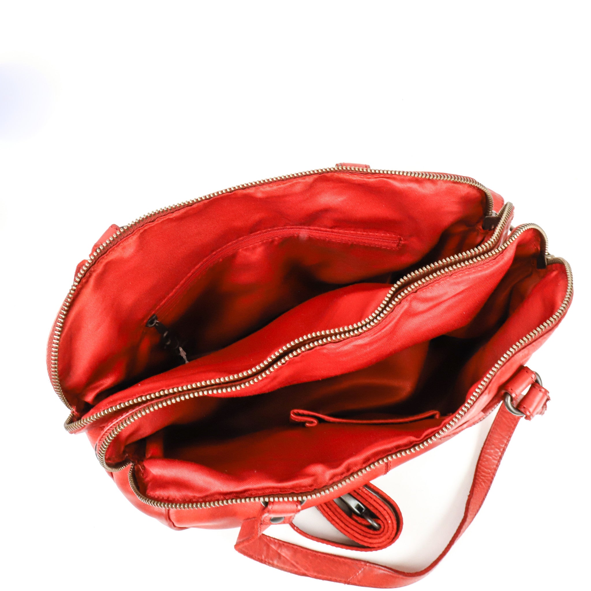 Hand-/schoudertas 'Lieke' rood