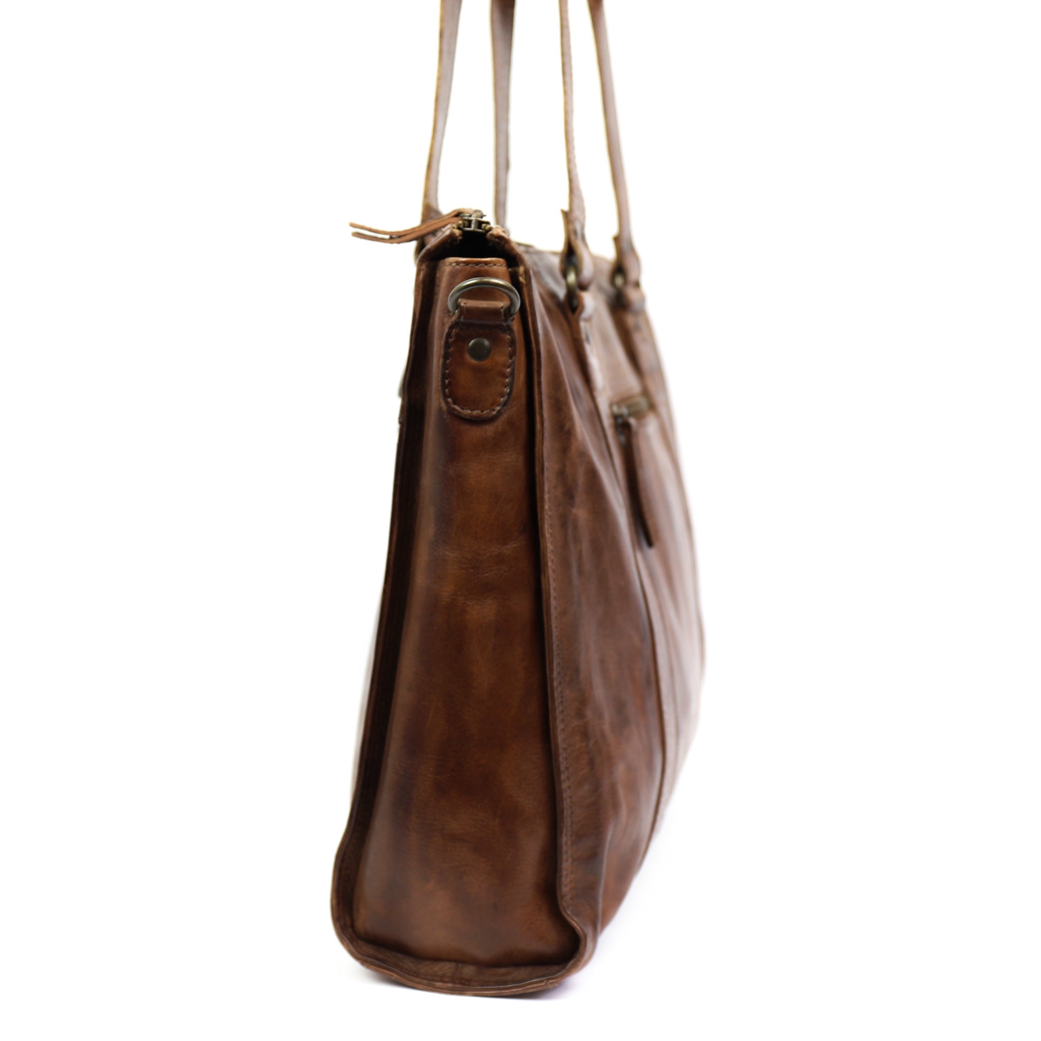 Hand/shoulder bag 'Mea' dark brown