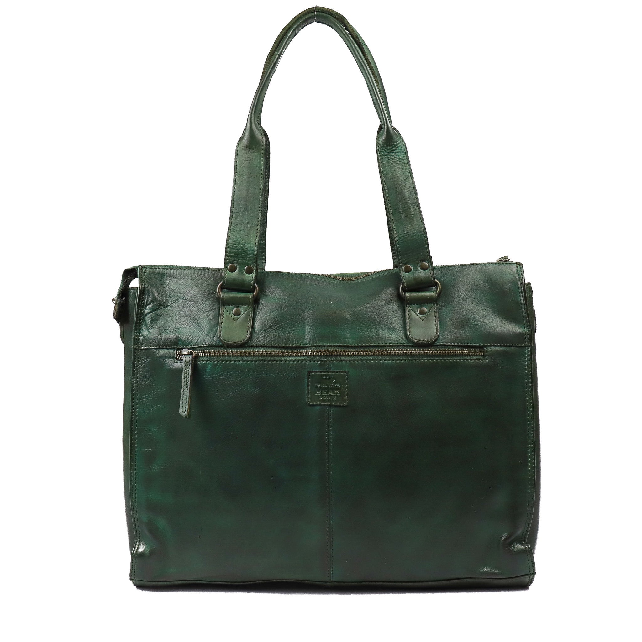 Hand/shoulder bag 'Mea' green