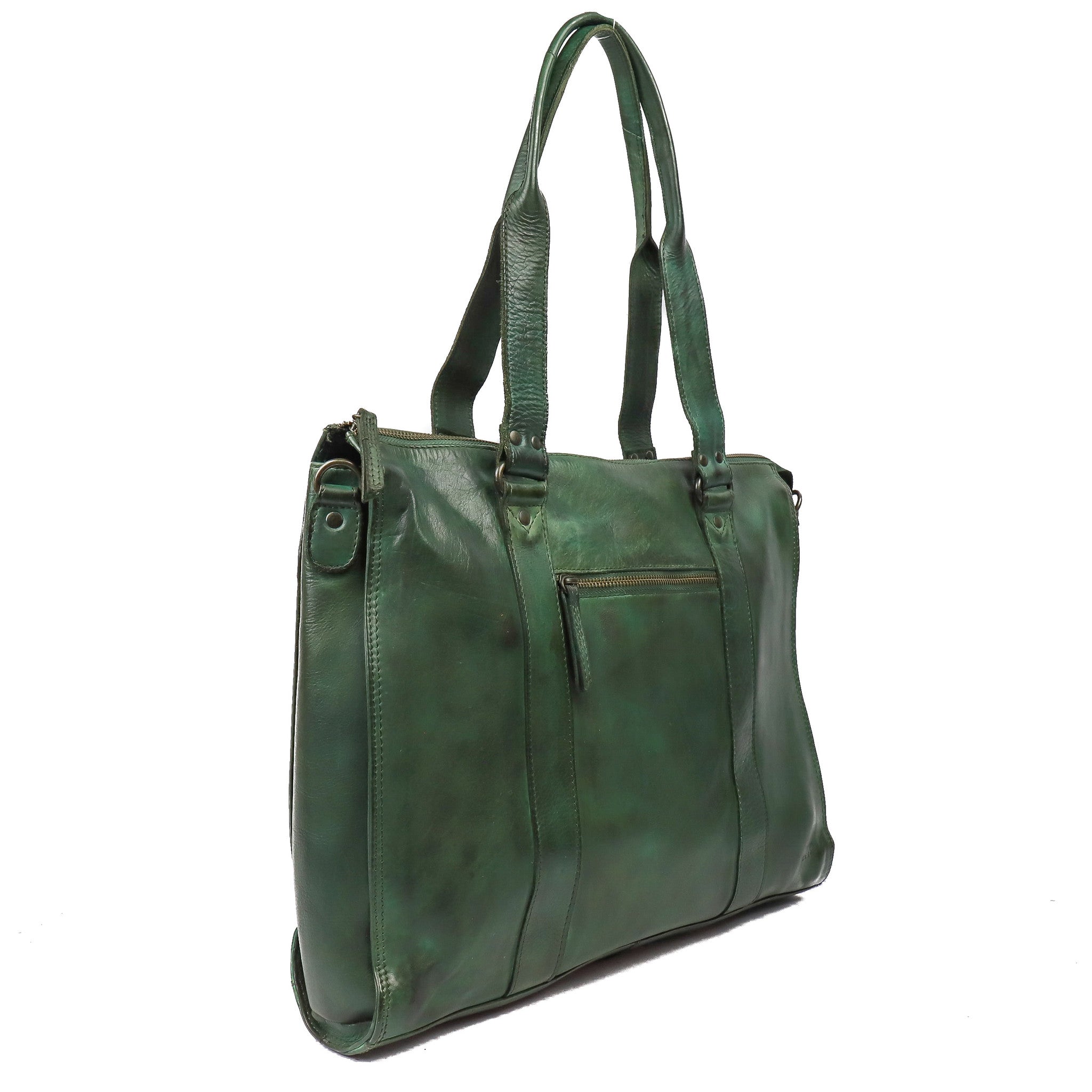 Hand/shoulder bag 'Mea' green