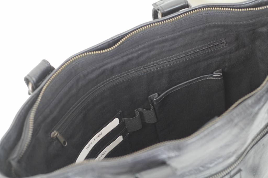Hand/shoulder bag 'Mea' black