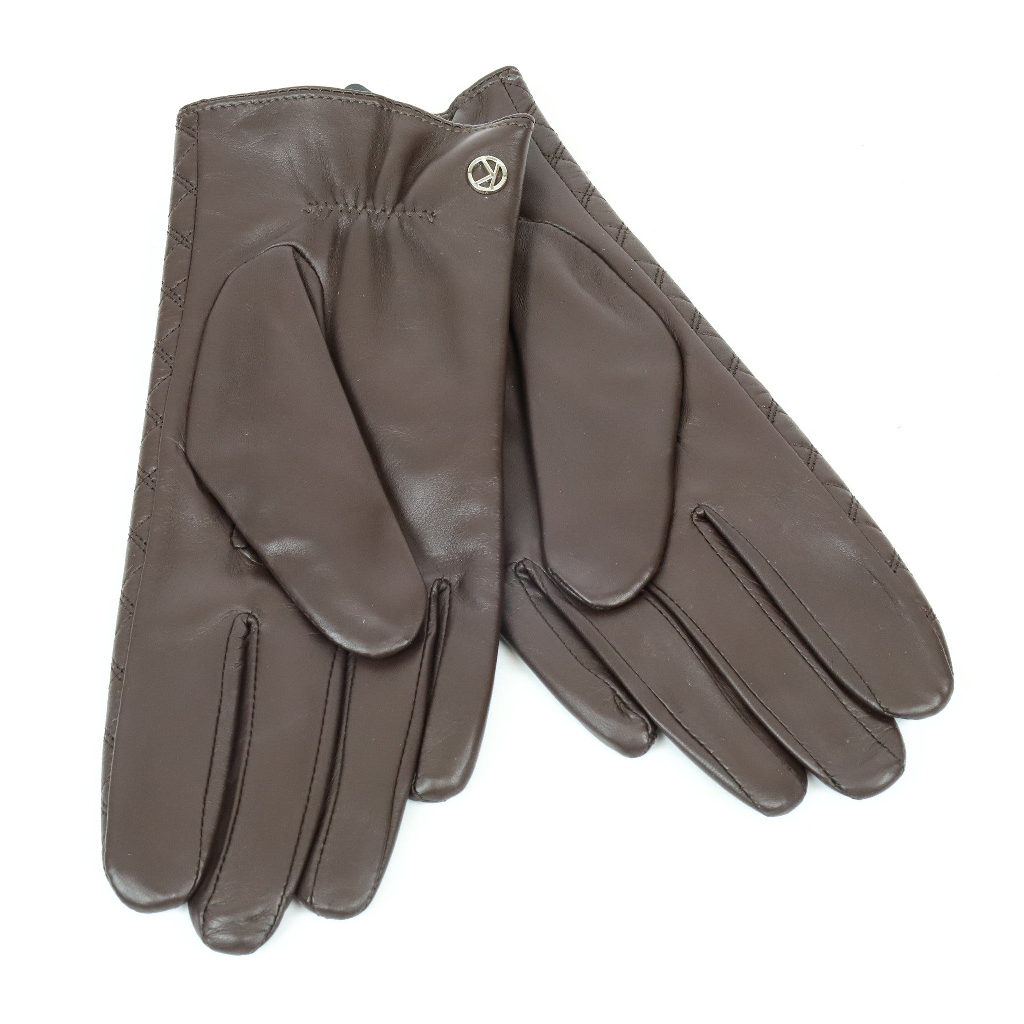 Glove 'Ella' dark brown