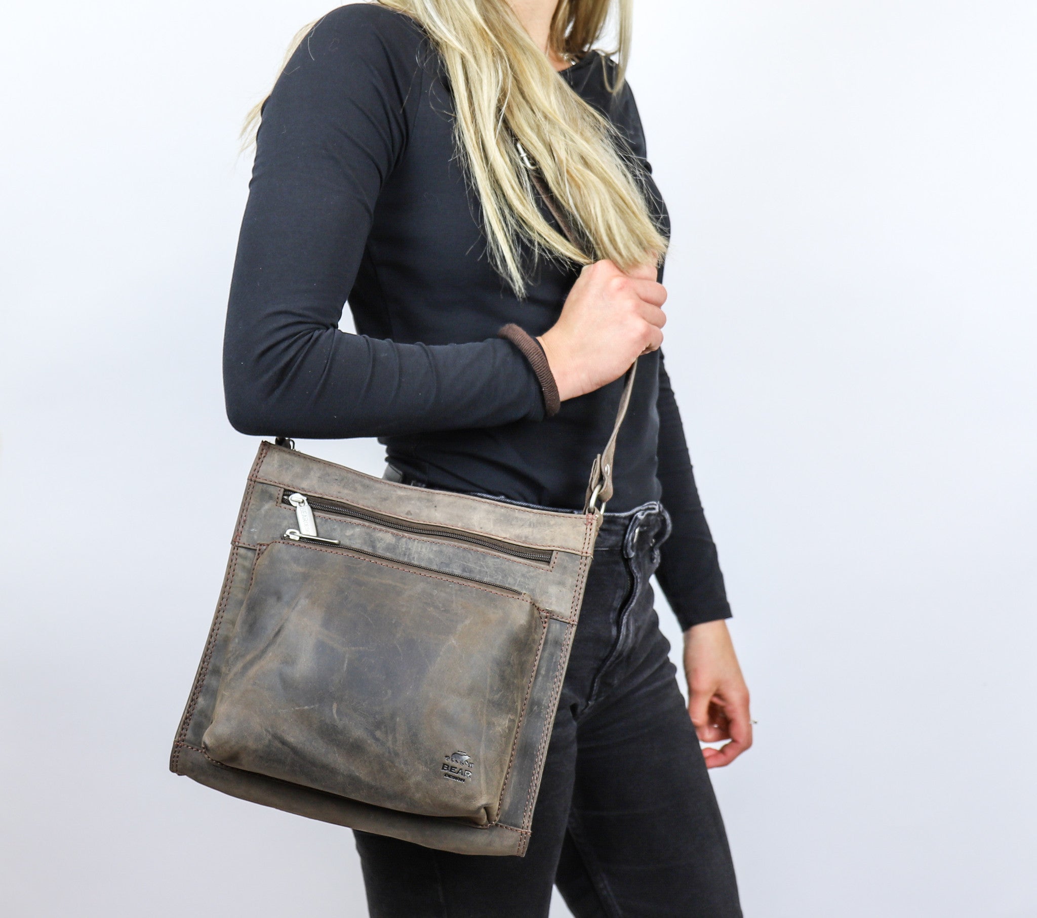 Shoulder bag 'Irene' brown - HD 3126
