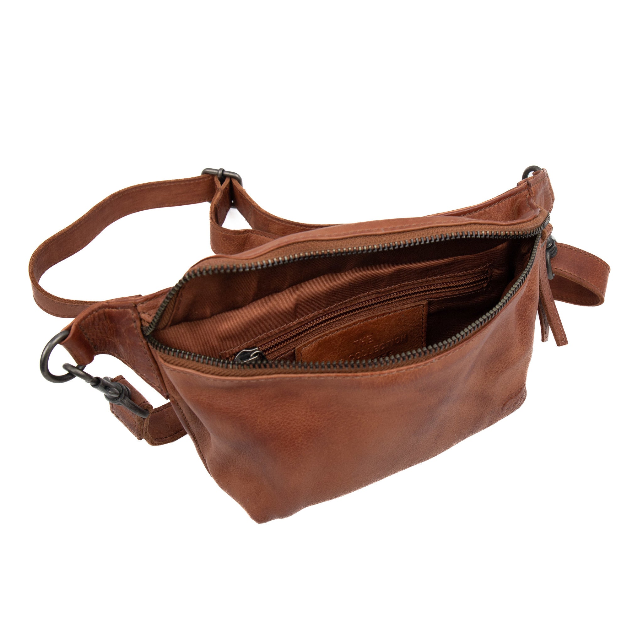 Crossbody tas 'Stef' cognac