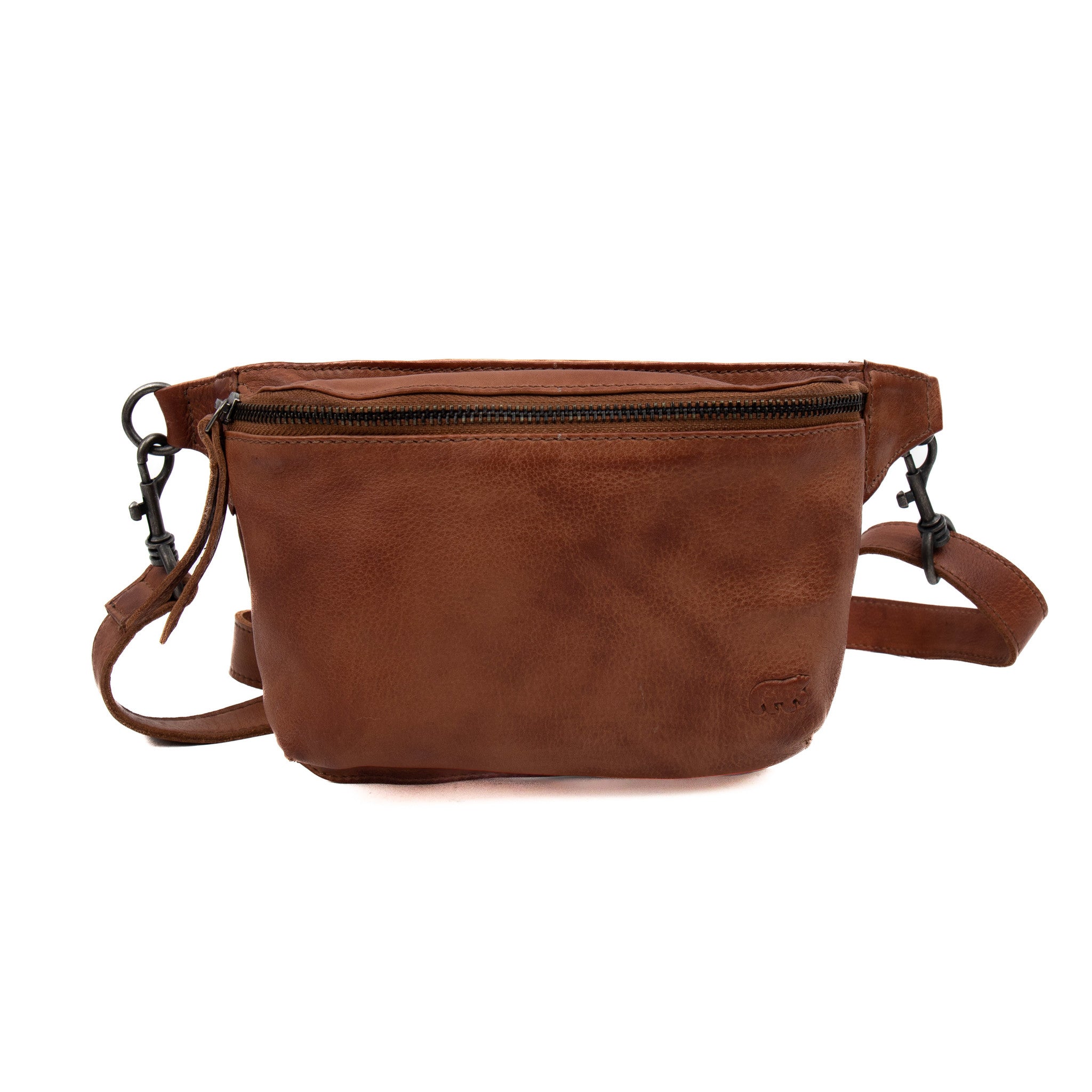 Crossbody tas 'Stef' cognac