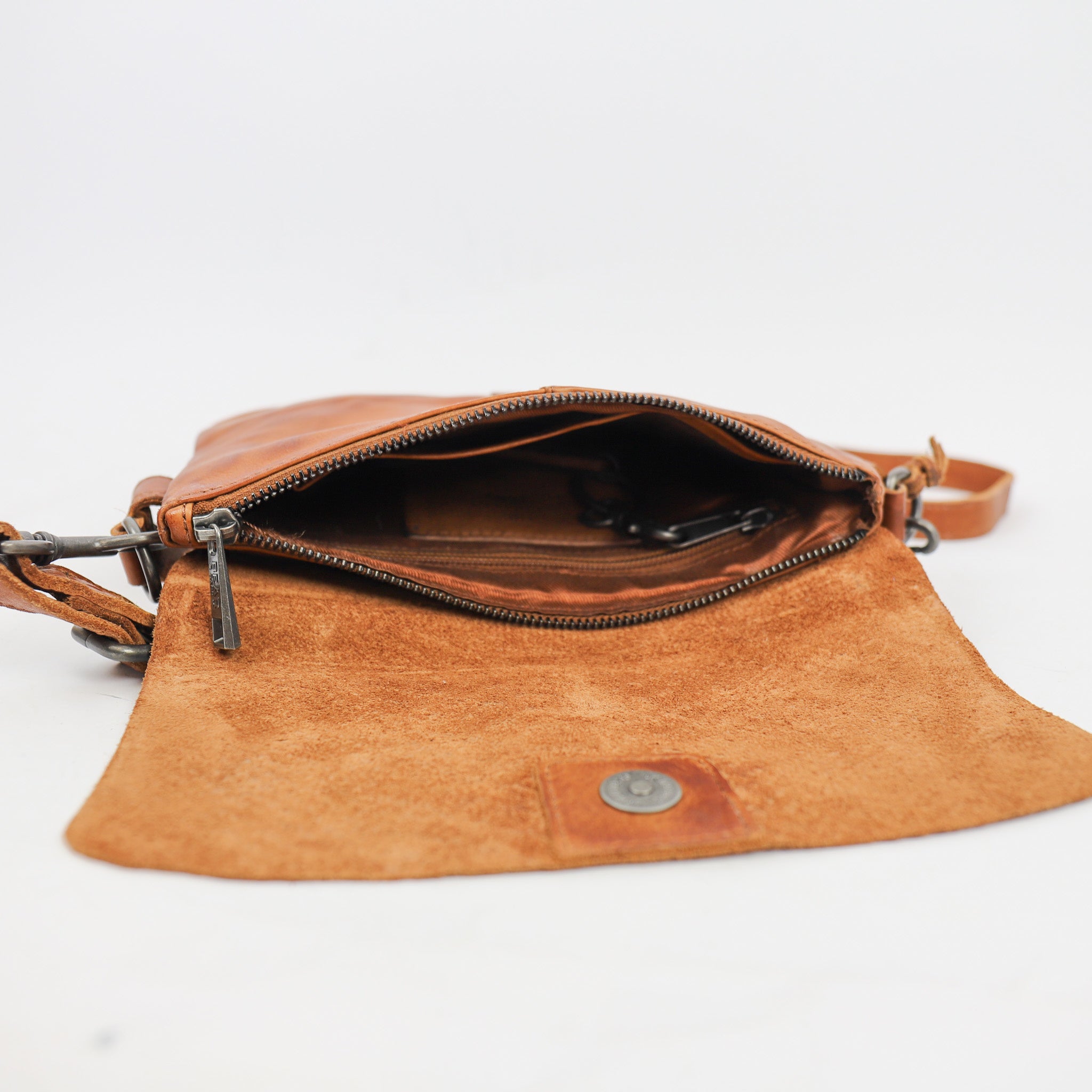 Schoudertasje 'Billy' cognac