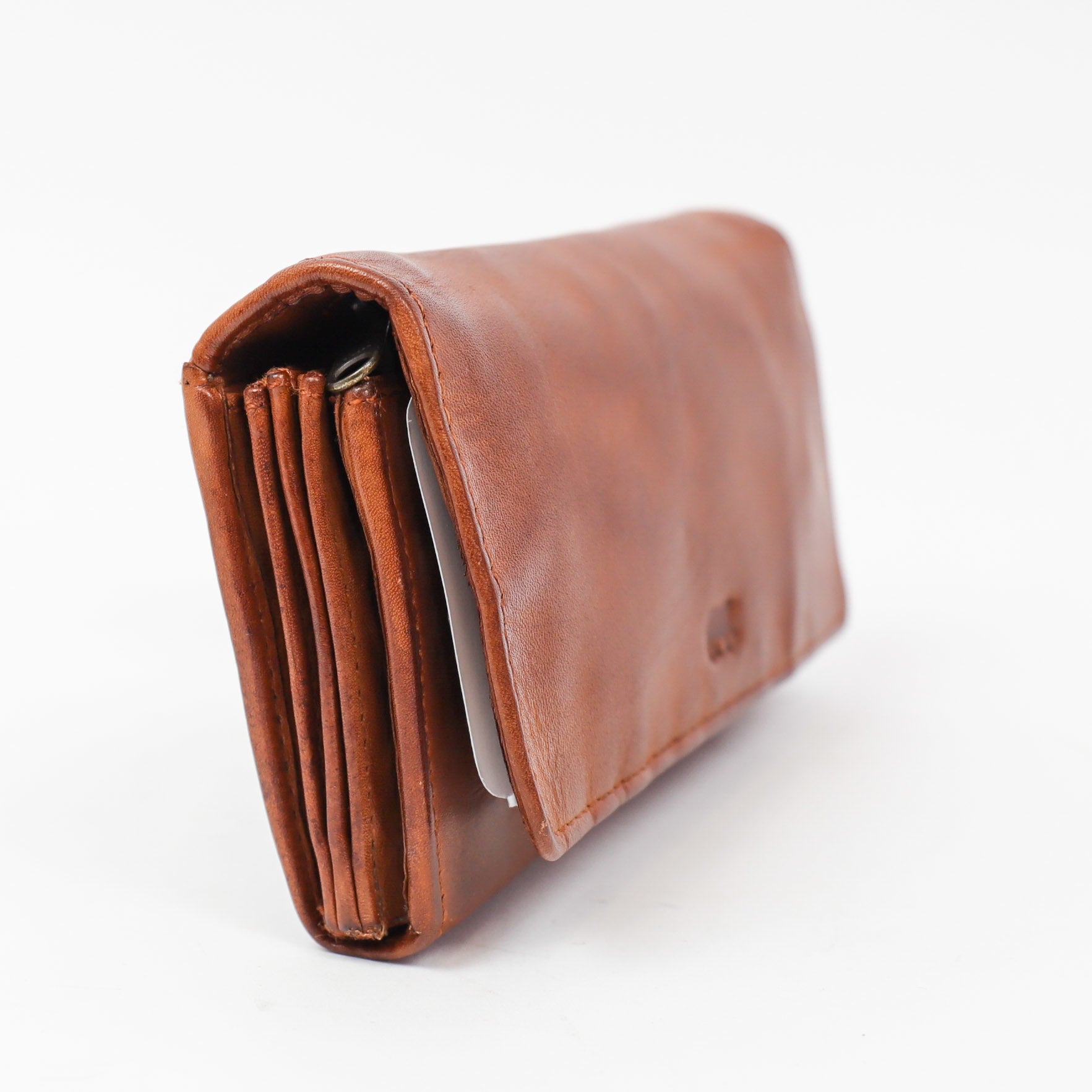 Overslag portemonnee 'Noor' cognac - CL 9918