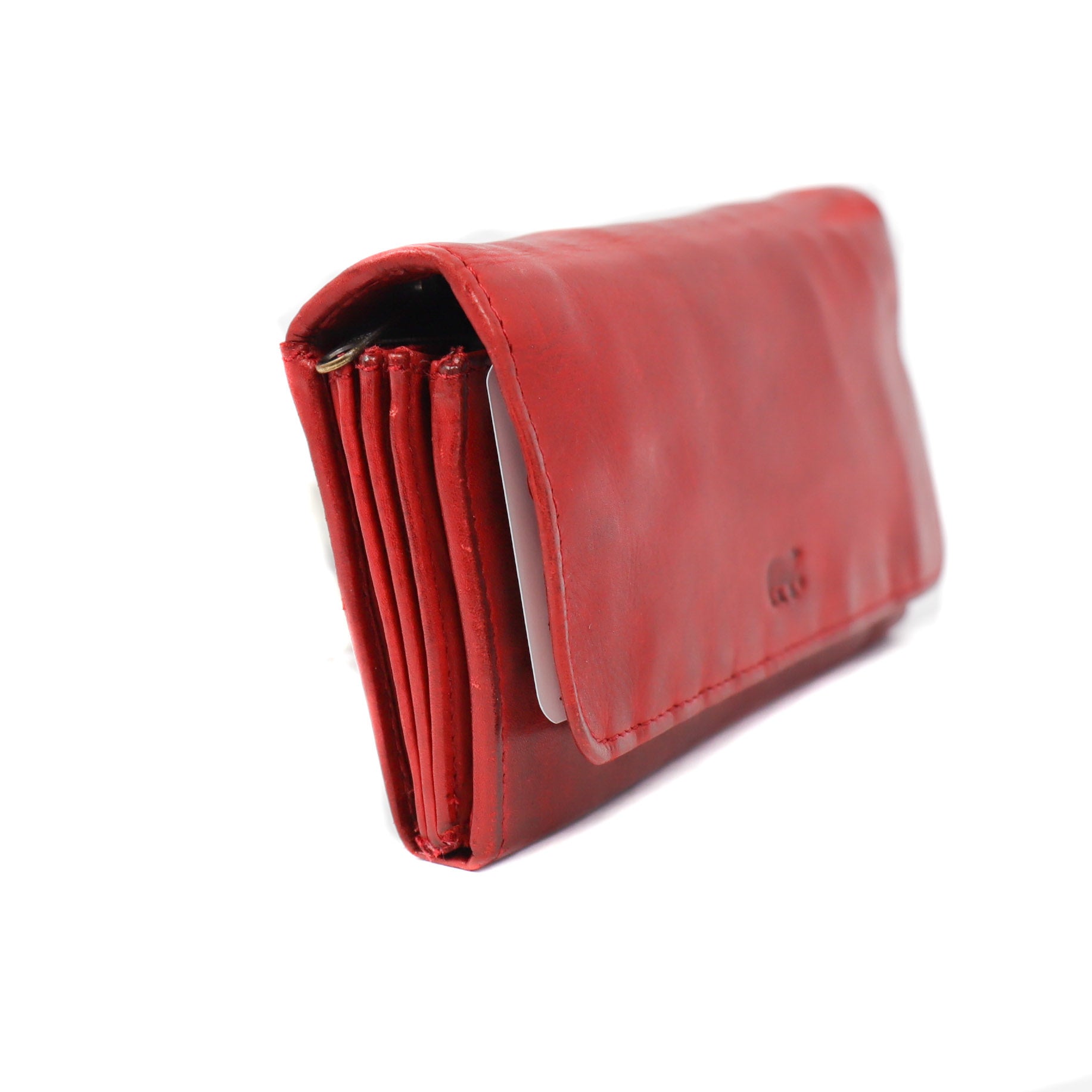 Overslag portemonnee 'Noor' rood - CL 9918