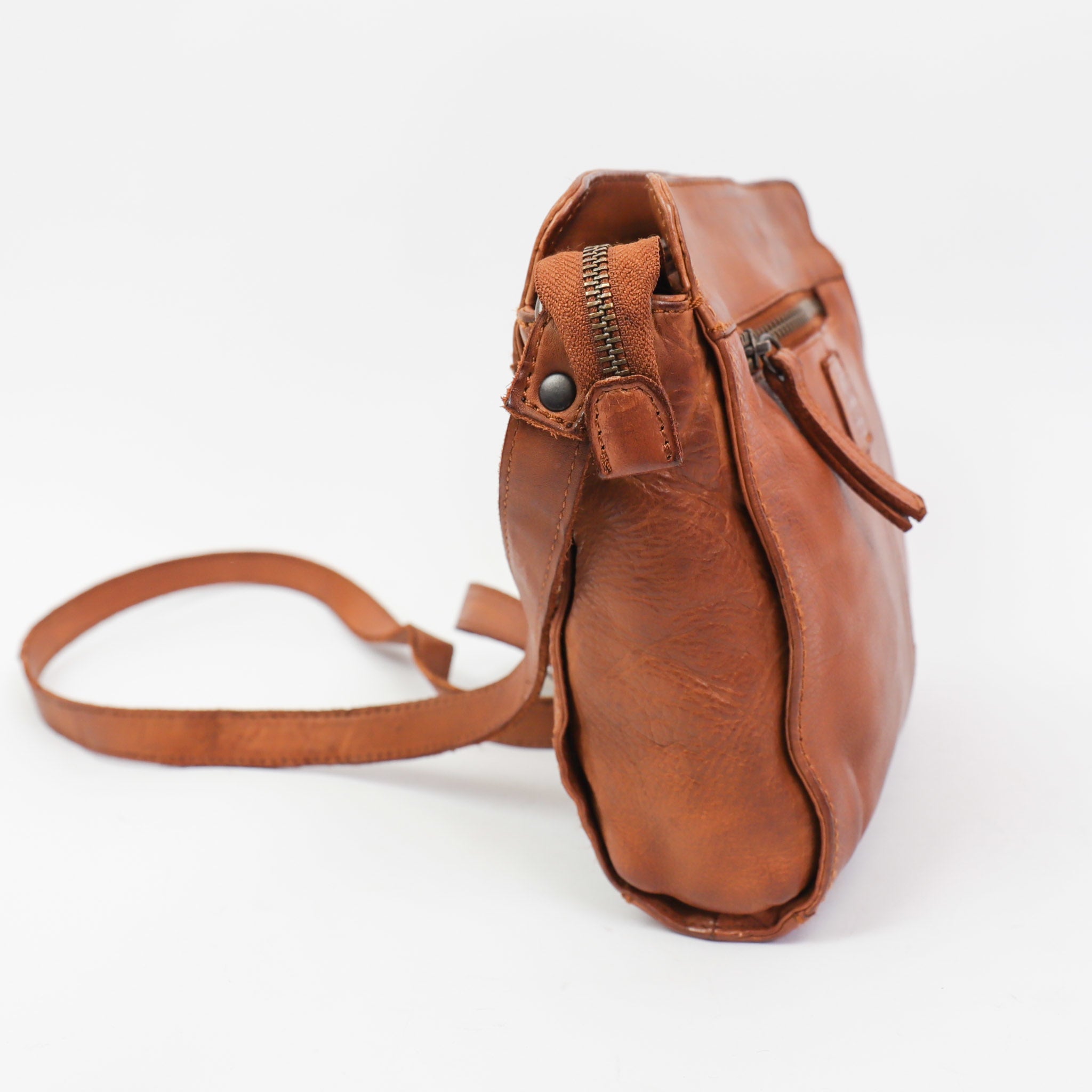 Shoulder bag 'Olivia' cognac