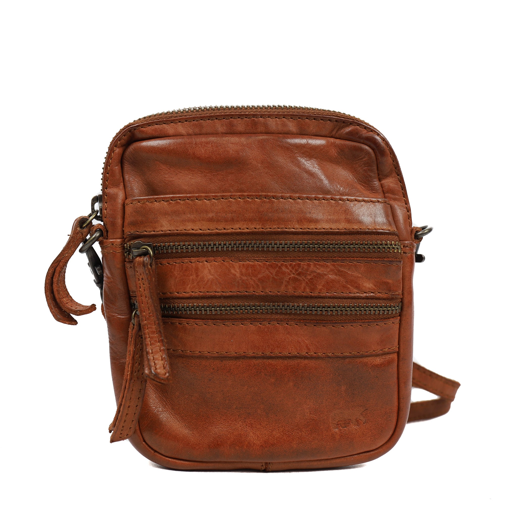 Shoulder bag 'Vikas' cognac - CL 3701