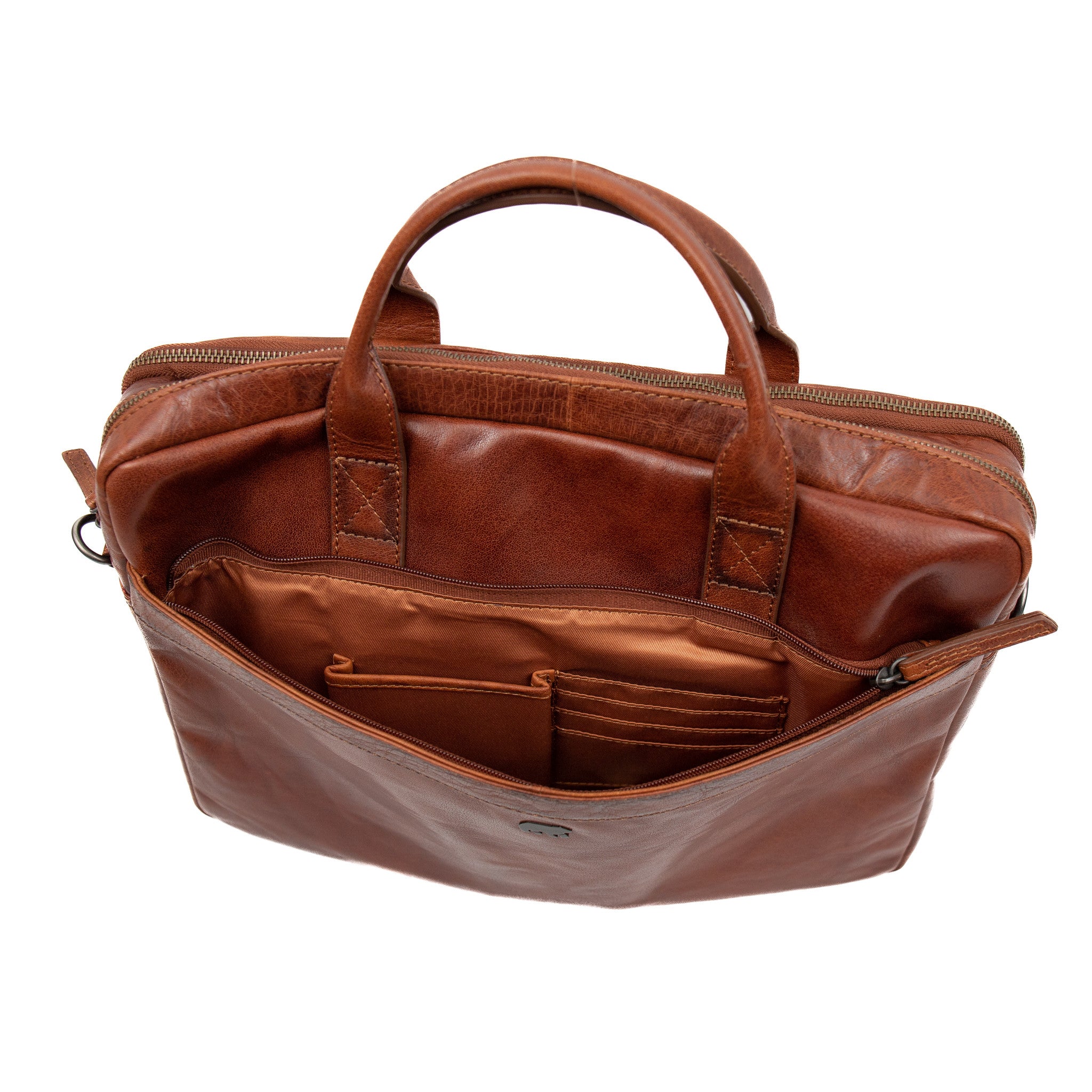 Laptoptas 'Quinn' cognac - AD 43108