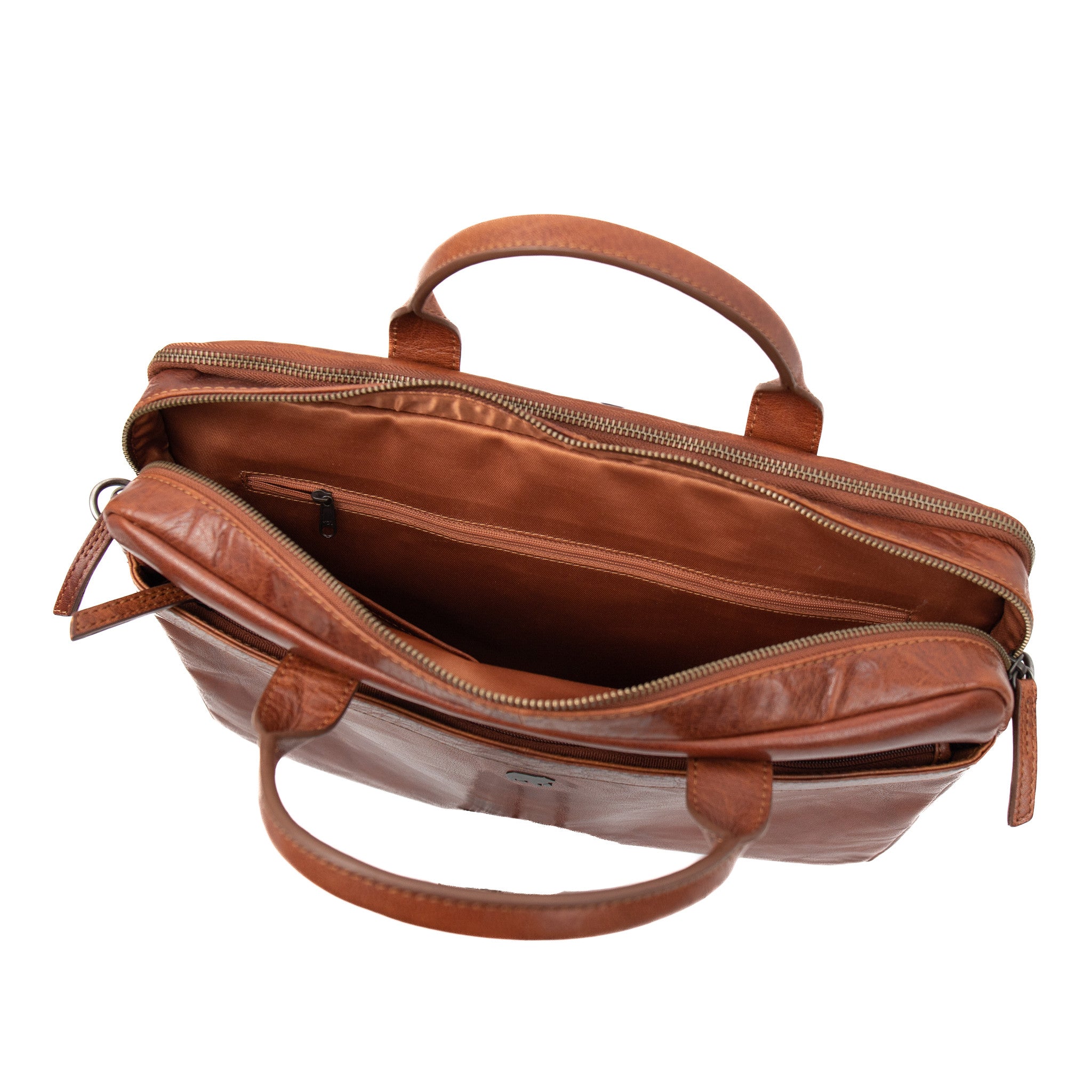 Laptoptas 'Quinn' cognac - AD 43108