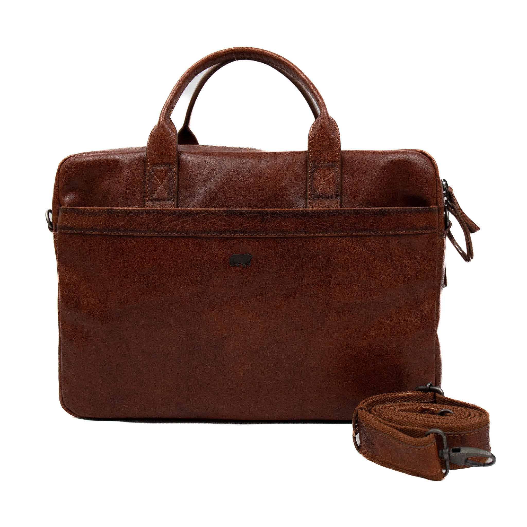 Laptoptas 'Quinn' cognac - AD 43108