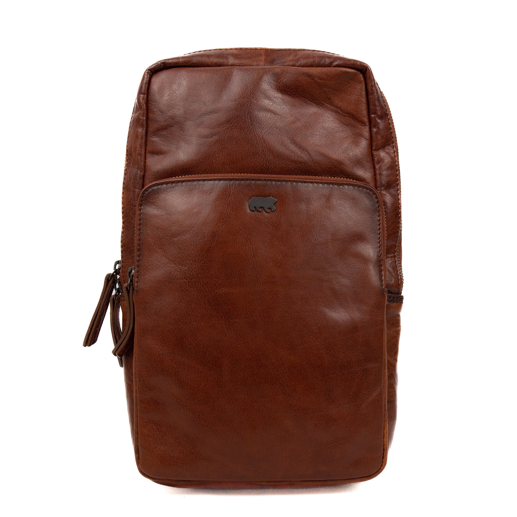Crossbody bag 'Benjamin' cognac