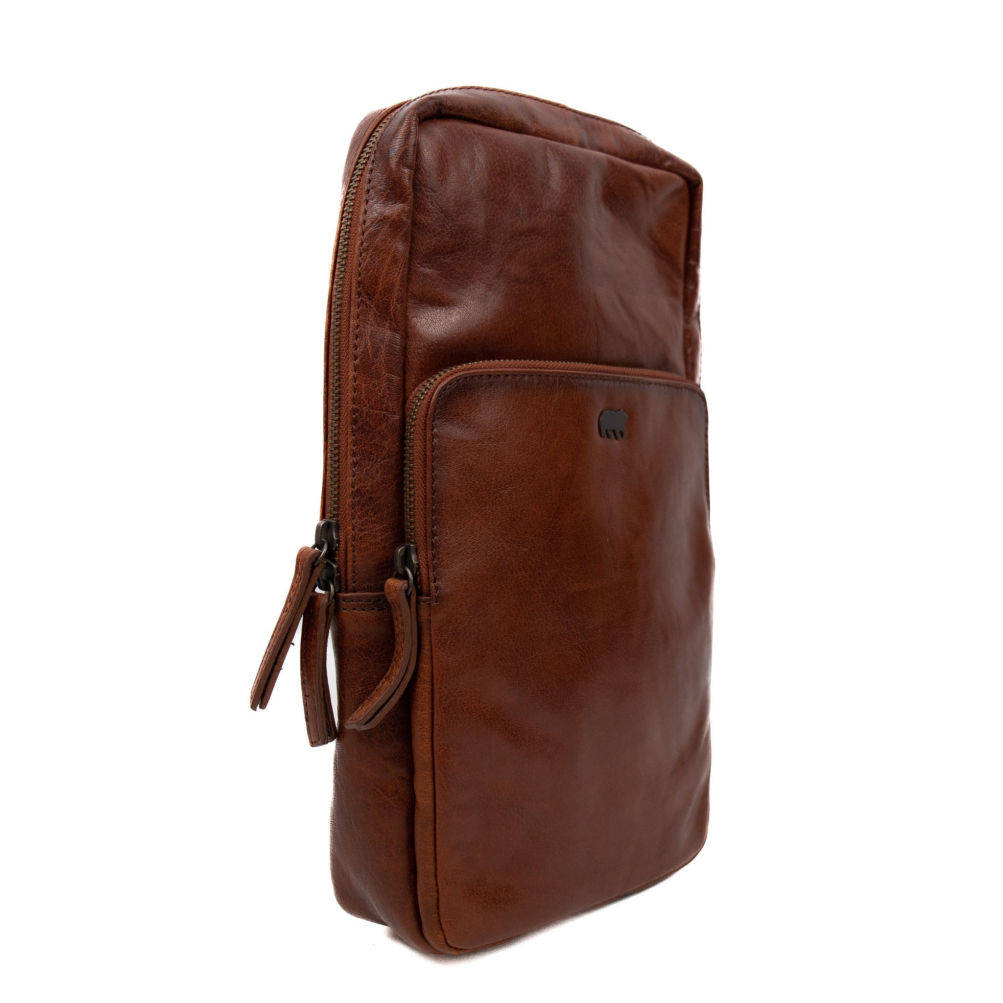 Crossbody bag 'Benjamin' cognac