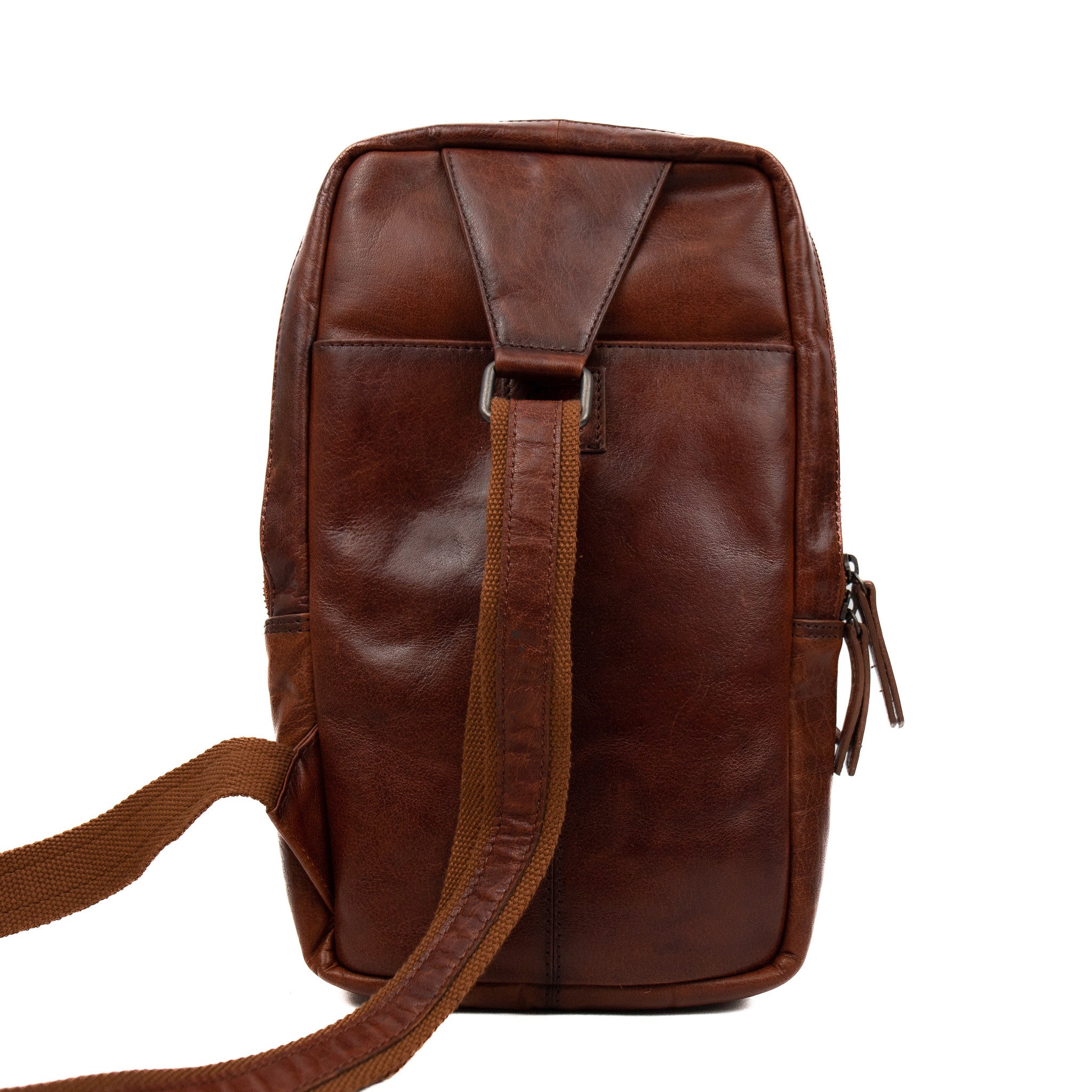 Crossbody bag 'Benjamin' cognac