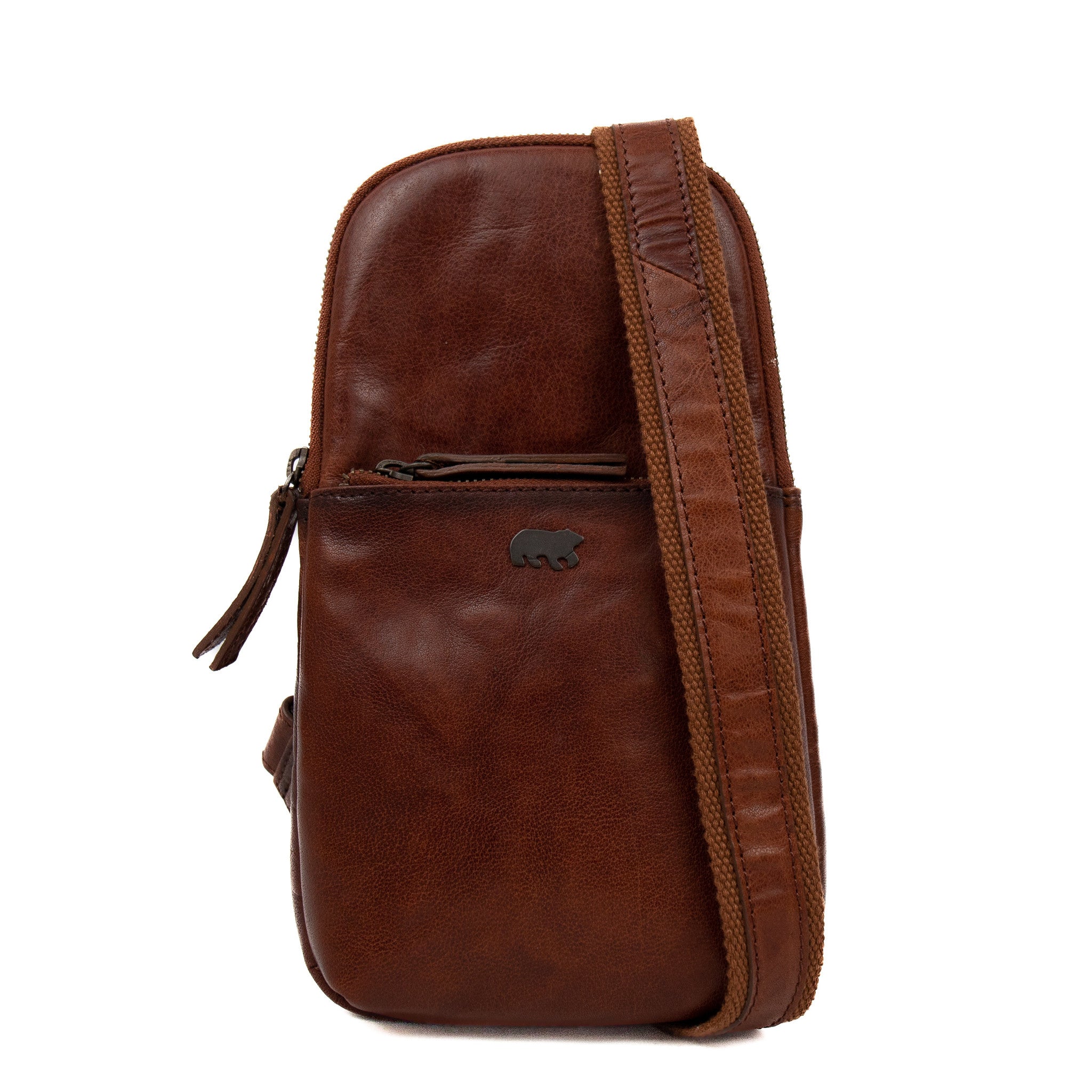 Crossbody tas 'Melle' cognac