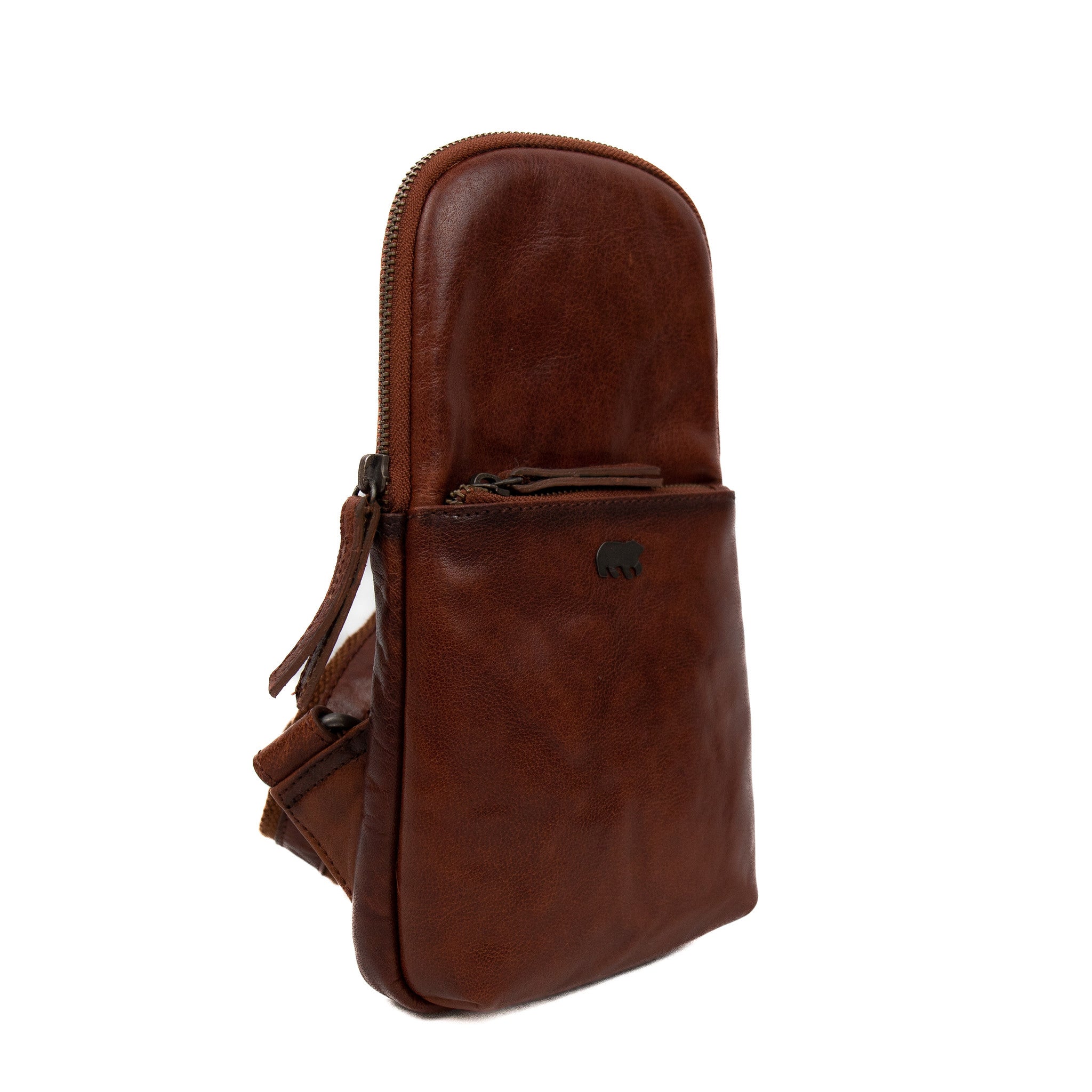 Crossbody bag 'Melle' cognac