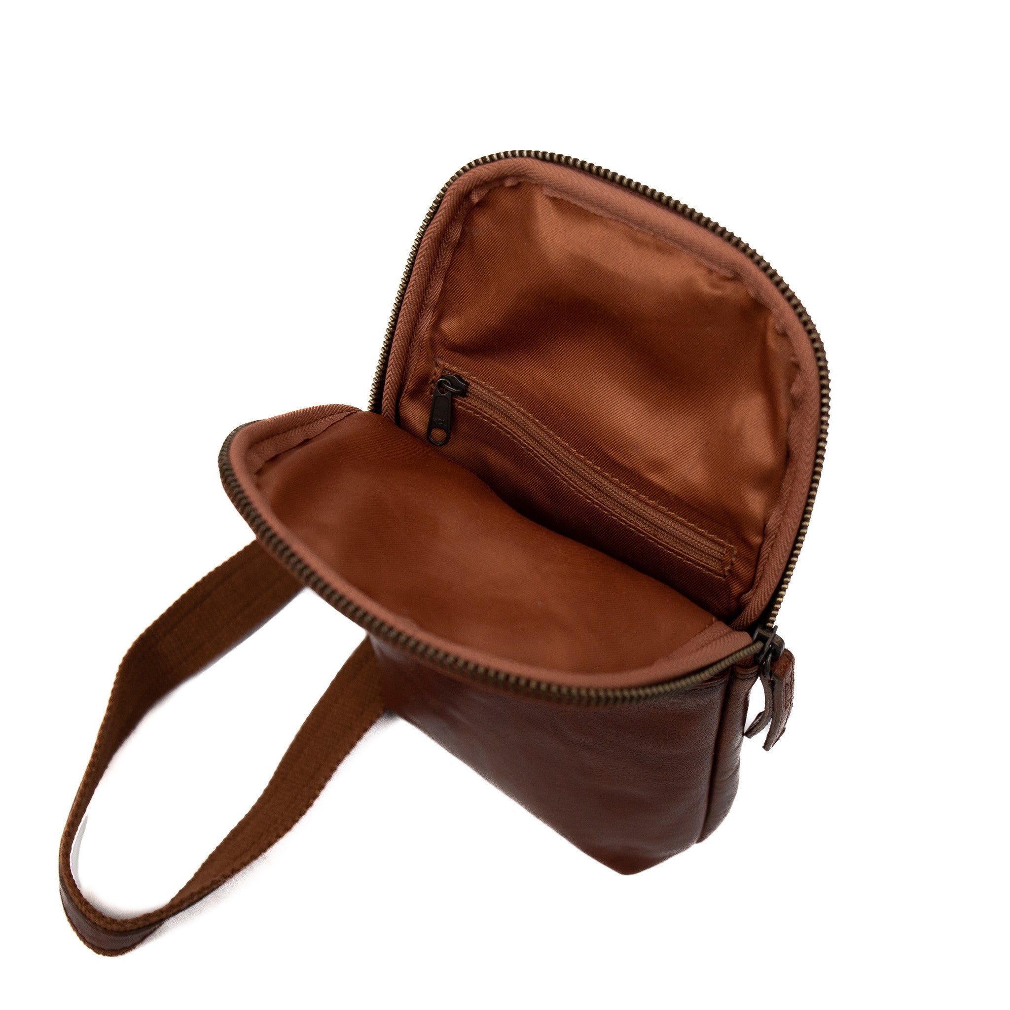 Crossbody bag 'Melle' cognac
