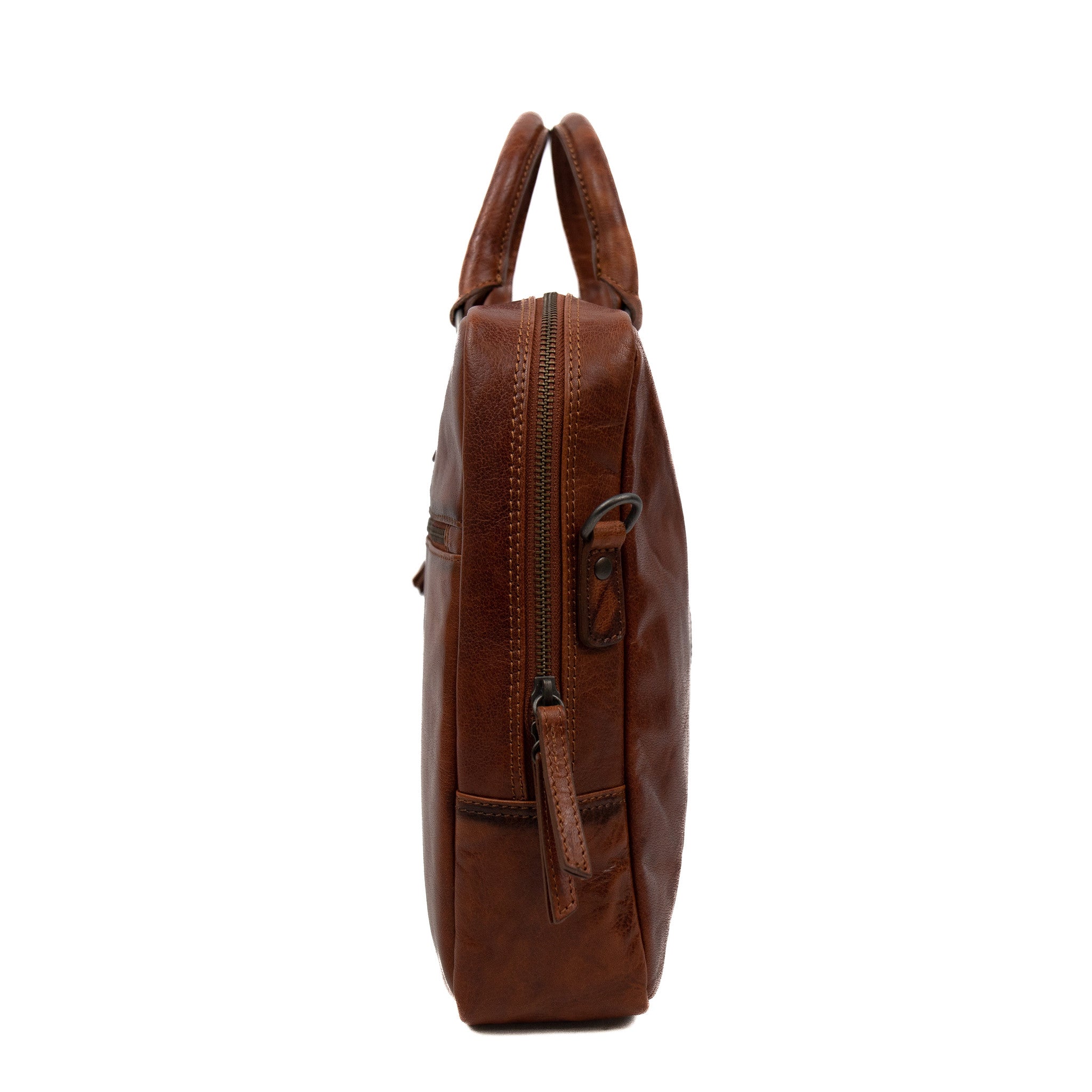 Laptop bag 'Milan' cognac - AD 43294
