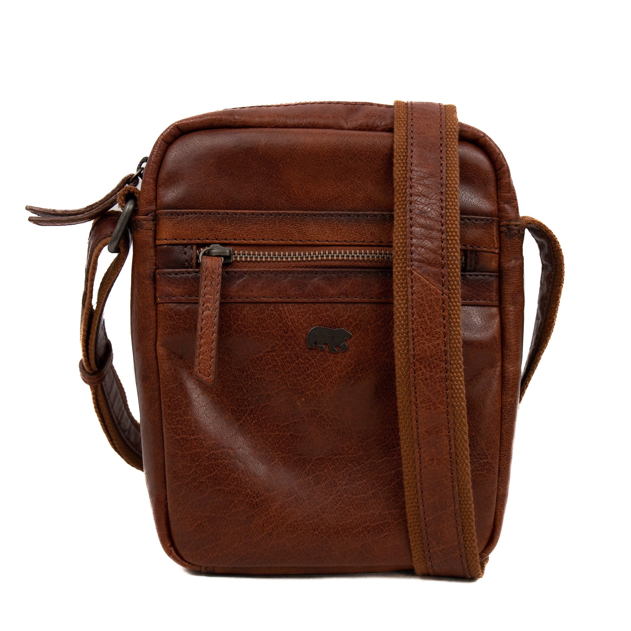 Shoulder bag 'Tobias' cognac - AD 43104