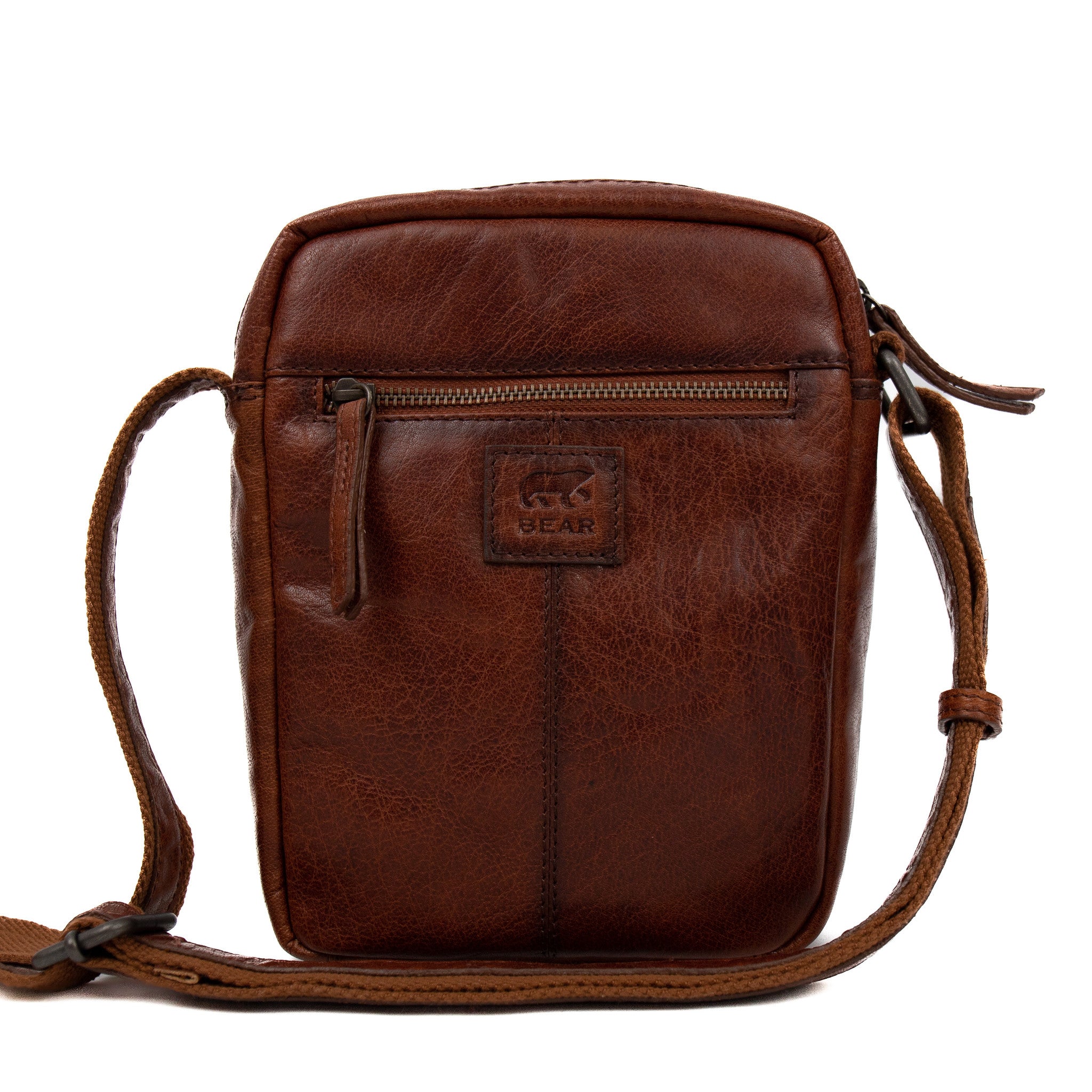 Shoulder bag 'Tobias' cognac - AD 43104