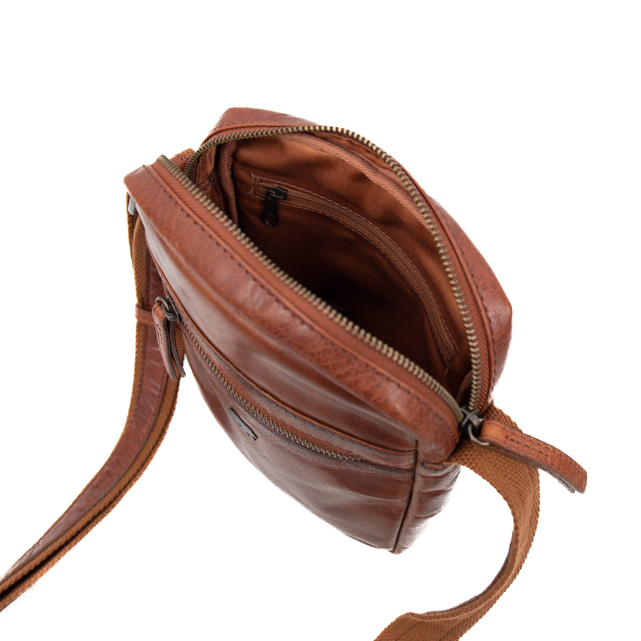 Shoulder bag 'Tobias' cognac - AD 43104