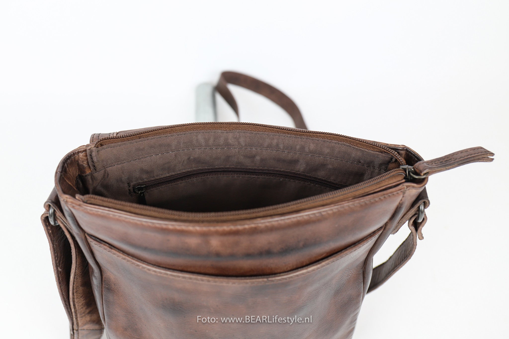 Shoulder bag 'Dirk' dark brown - CL 40025