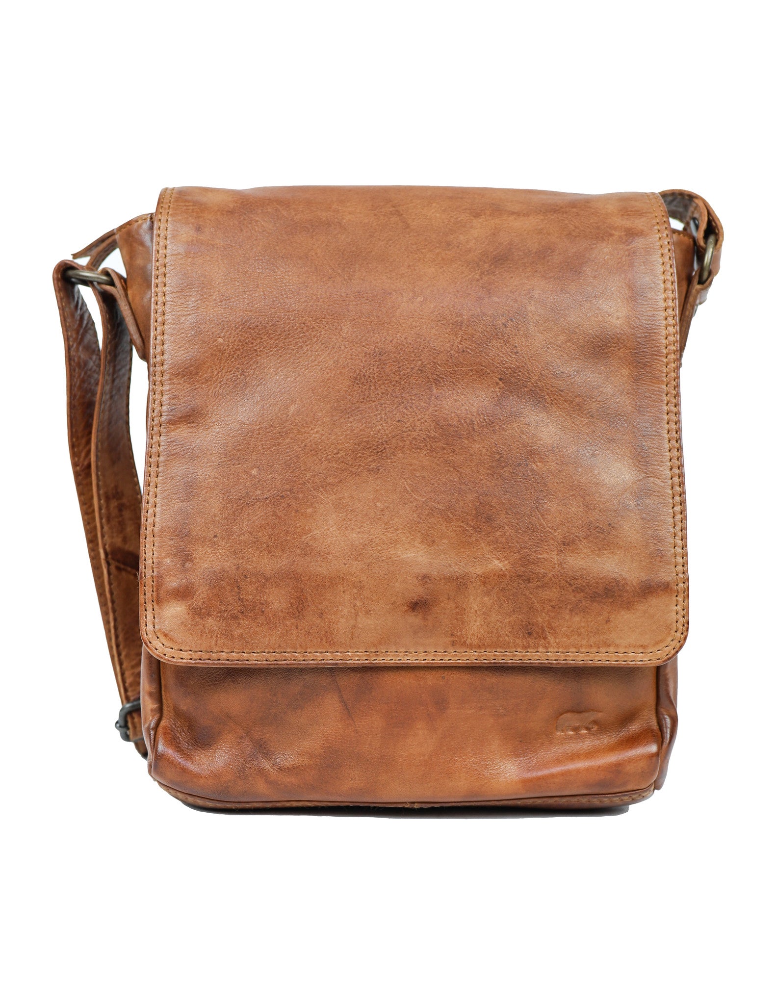 Shoulder bag 'Dirk' cognac - CL 40025